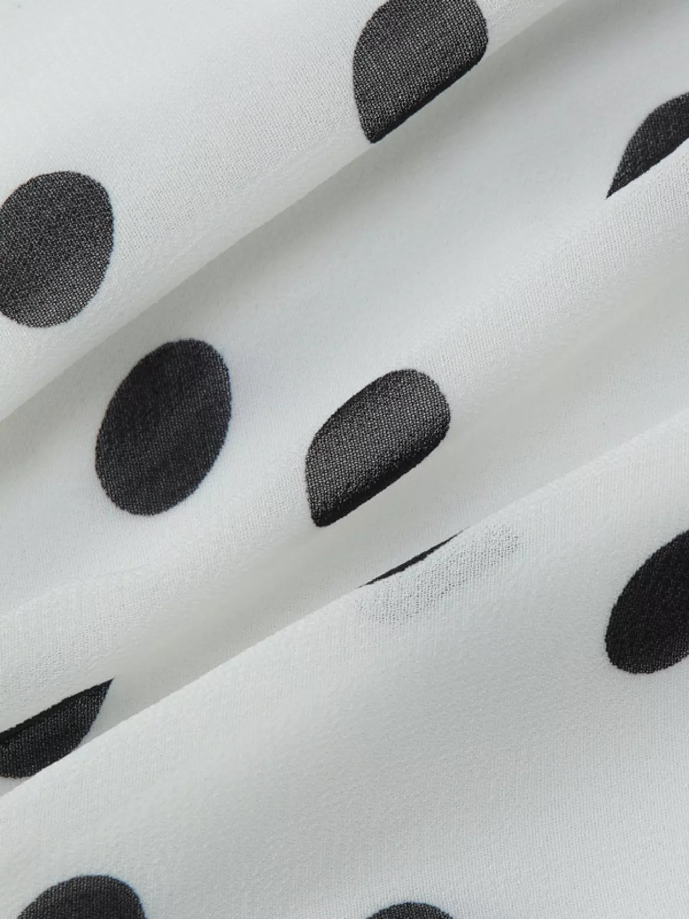 Polka Dot Halter Neck Ruffle Dress