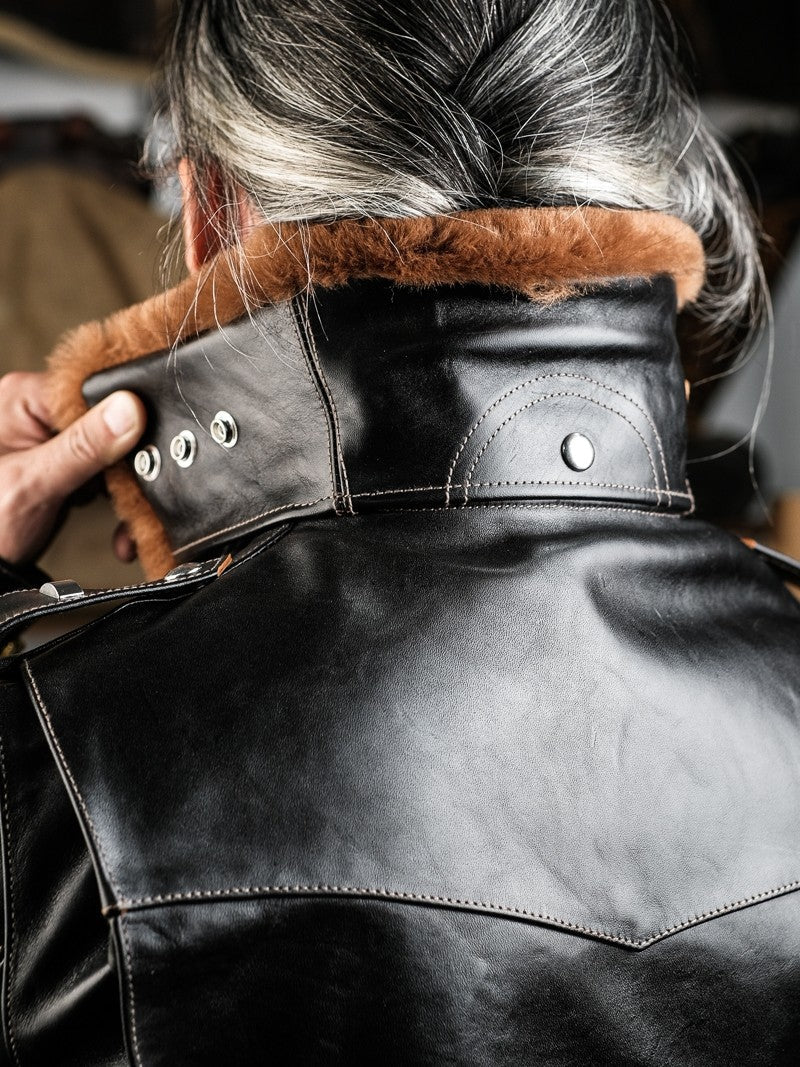 Maison Cavalier — The Horsehide Fur-Collar Jacket