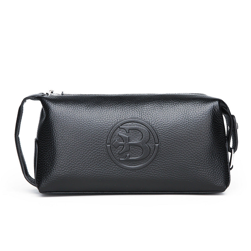Stylish Cowhide Bag Waterproof Leather Mens Bag