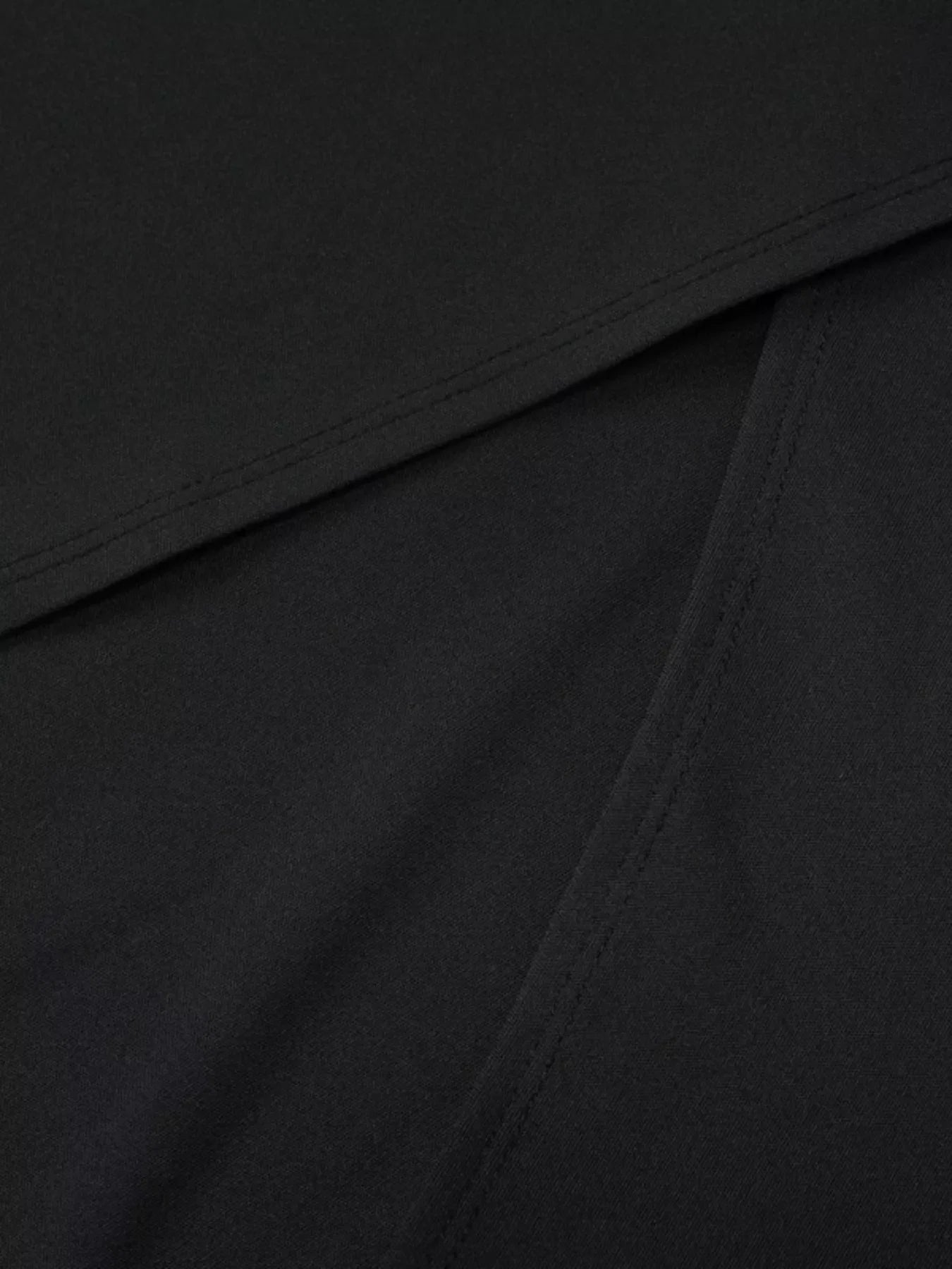 Ruched High-Slit Maxi Dress