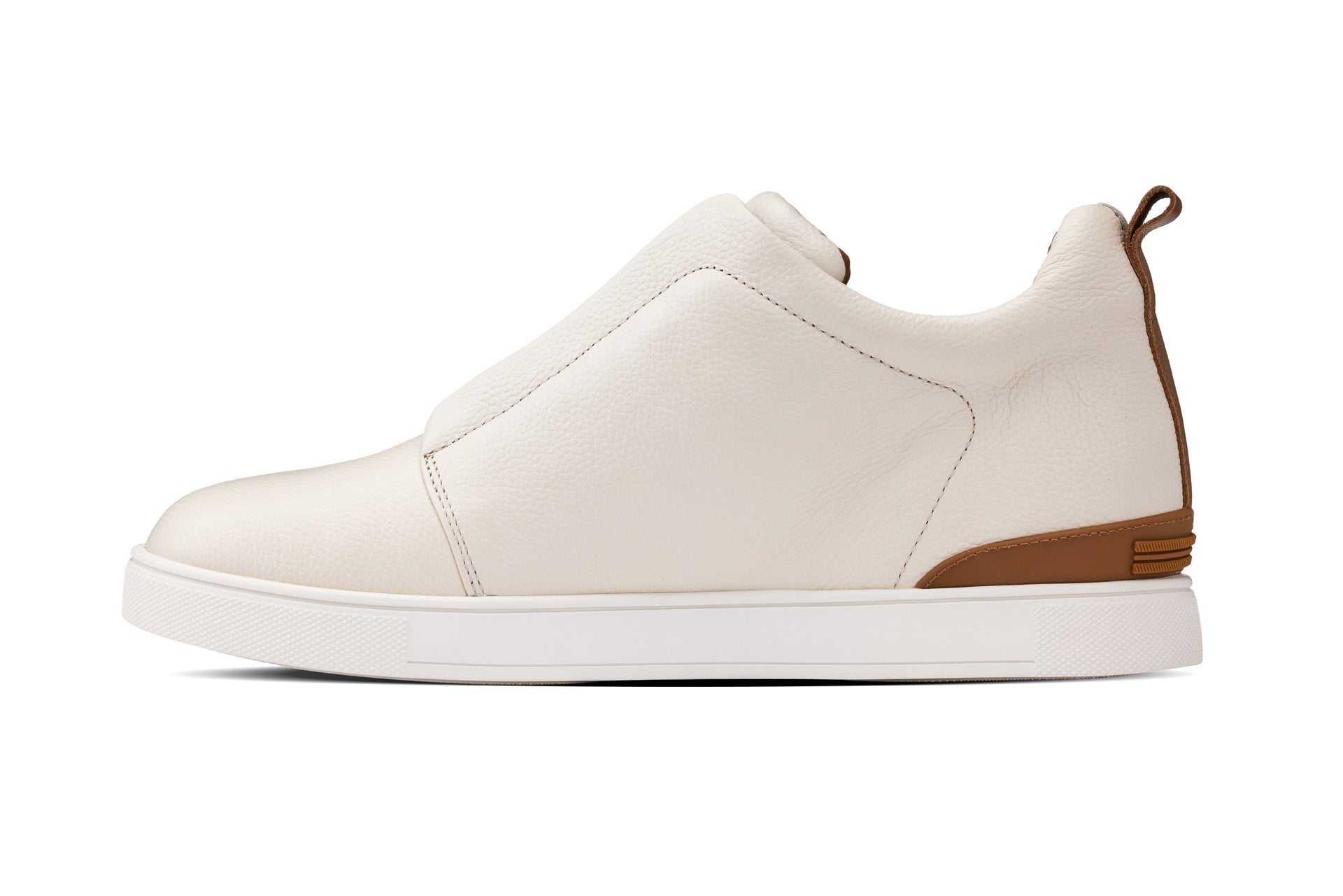 CALTO - J1933 - 2.6 Inches Taller (Off-White) - Slip-On Snoafers - Overture Gifts