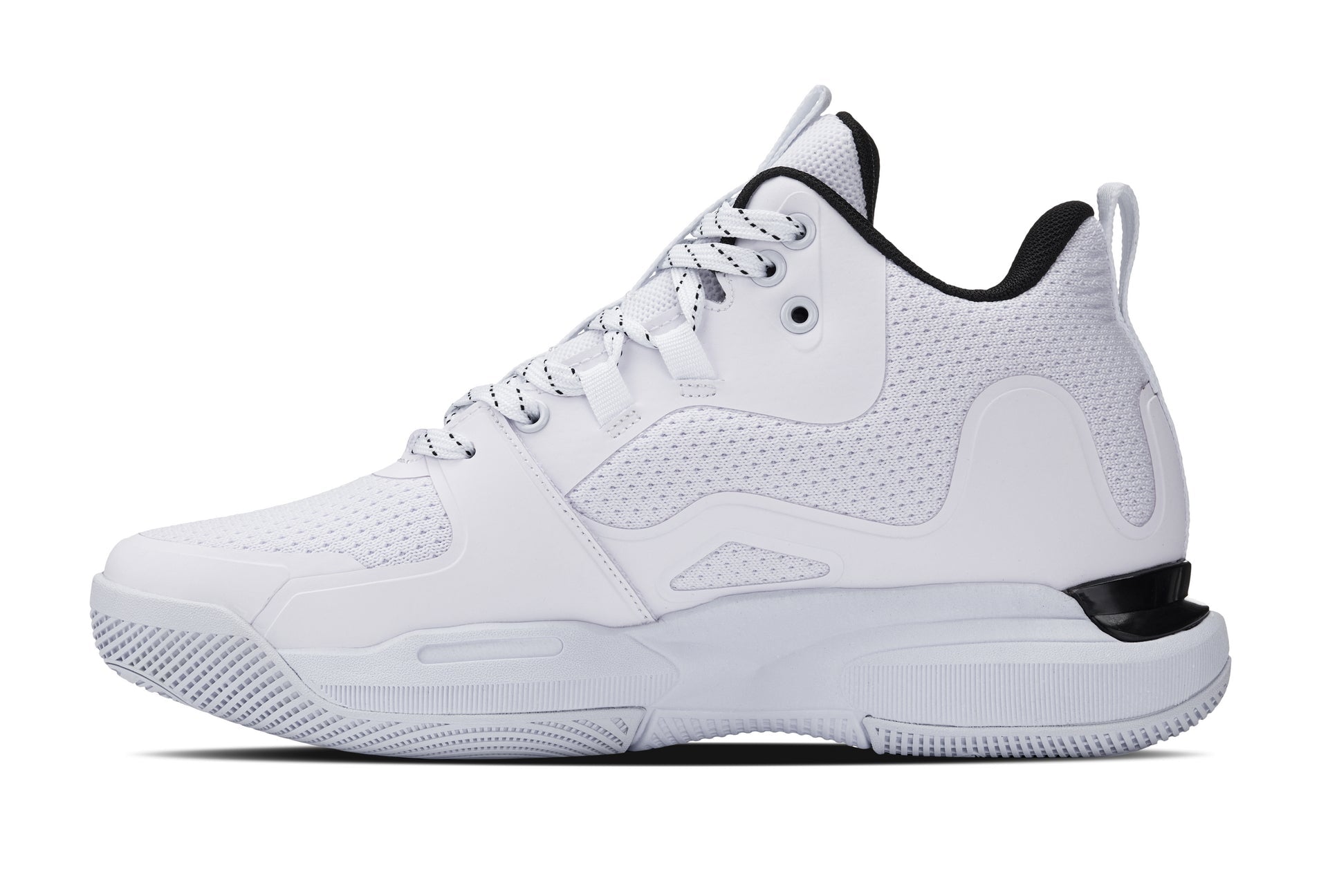 CALTO - Q394 - 3 Inches Taller (White/Black) - Basketball High-Top Sneakers - Overture Gifts