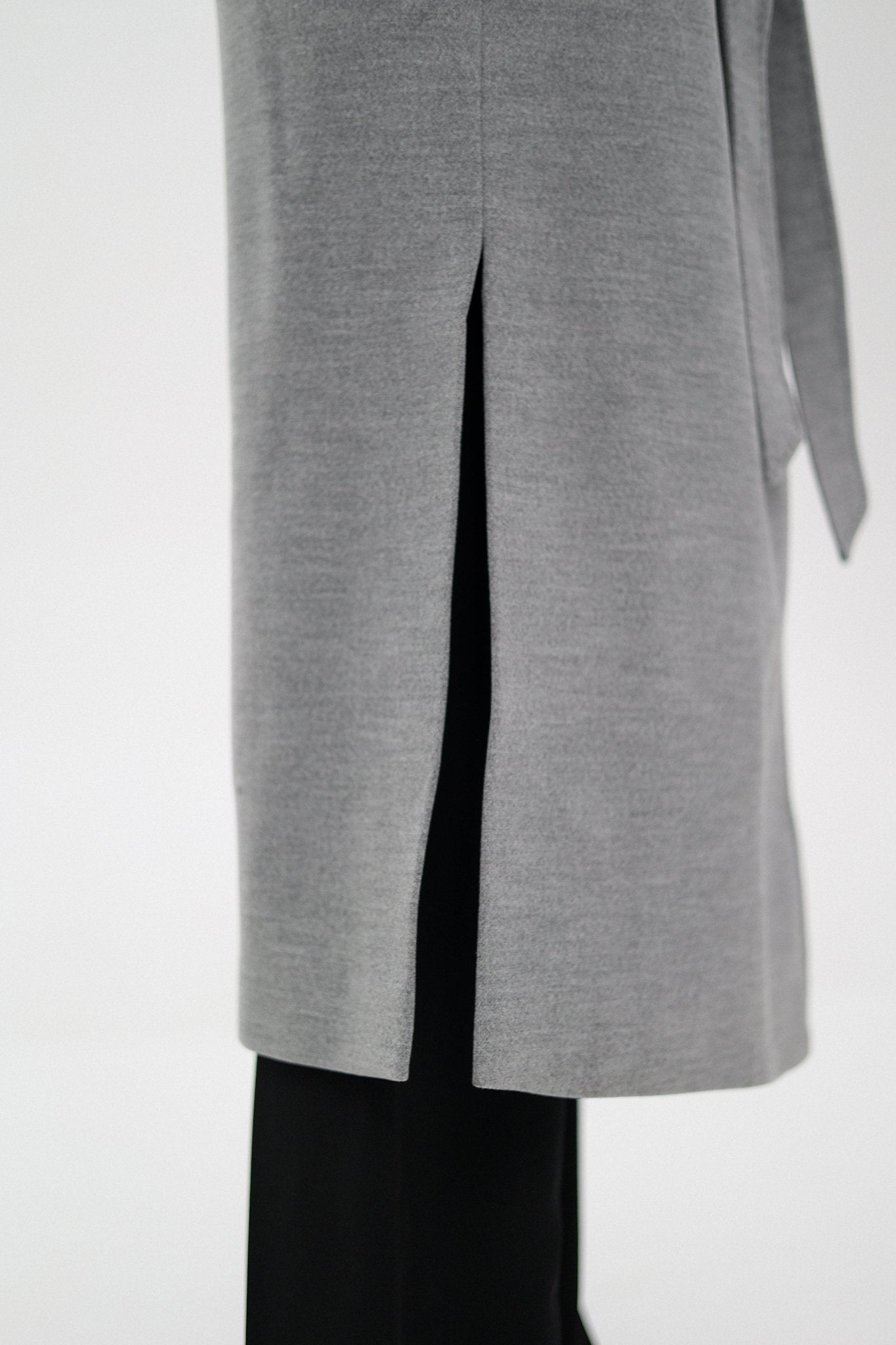 Cambridge Comfort Wraparound Wool Cashmere Coat in Dove - Overture Gifts