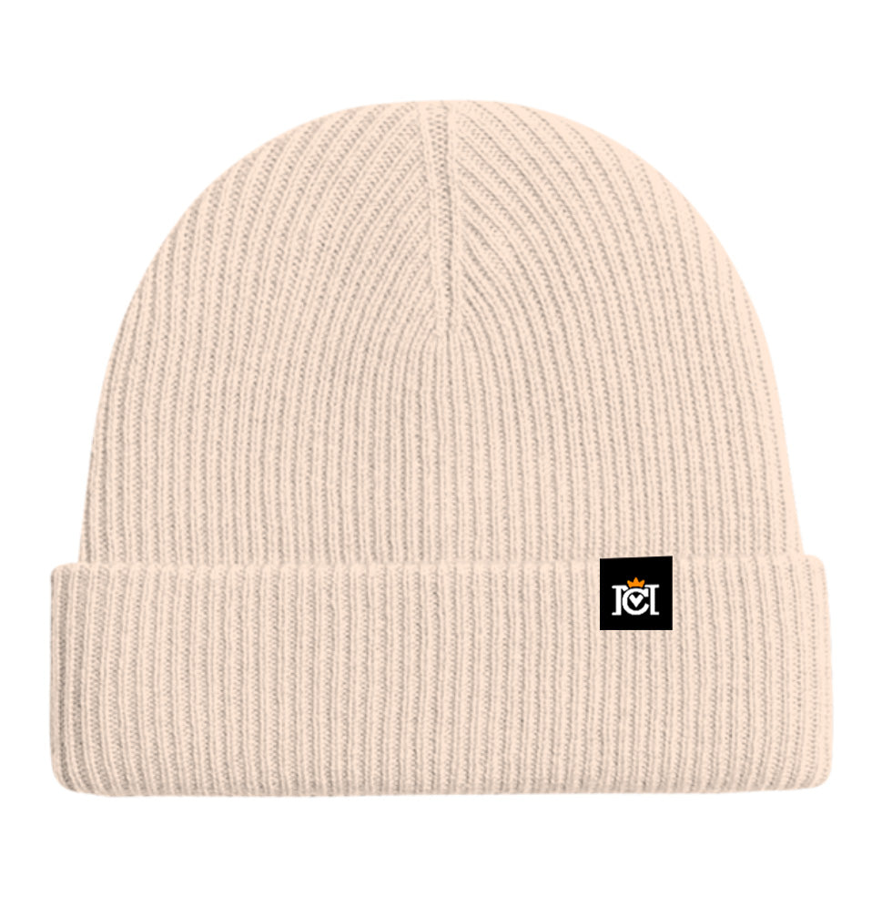Branded Cashmere Wool Beanie