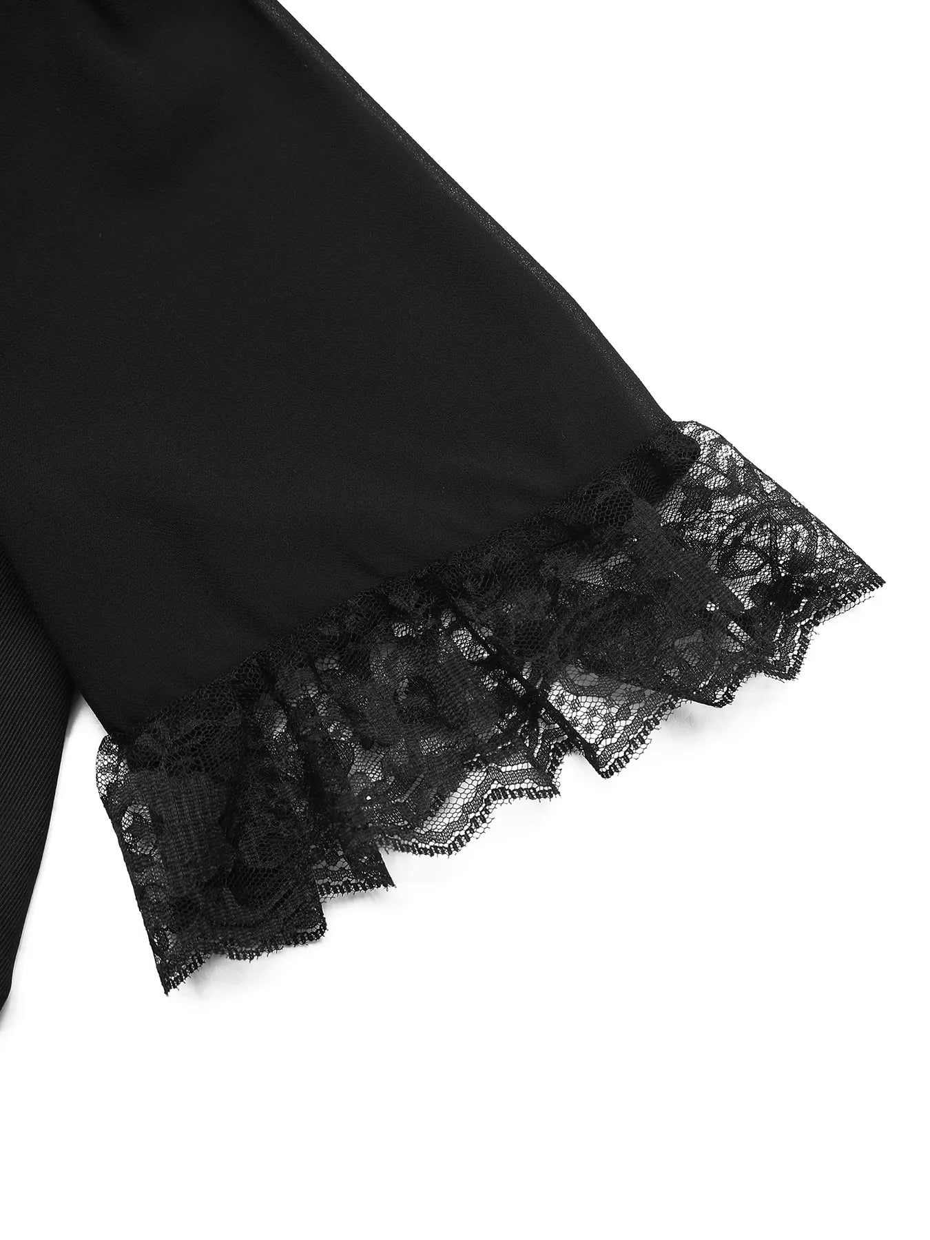 Lace Detail Double Breasted Blazer Dress