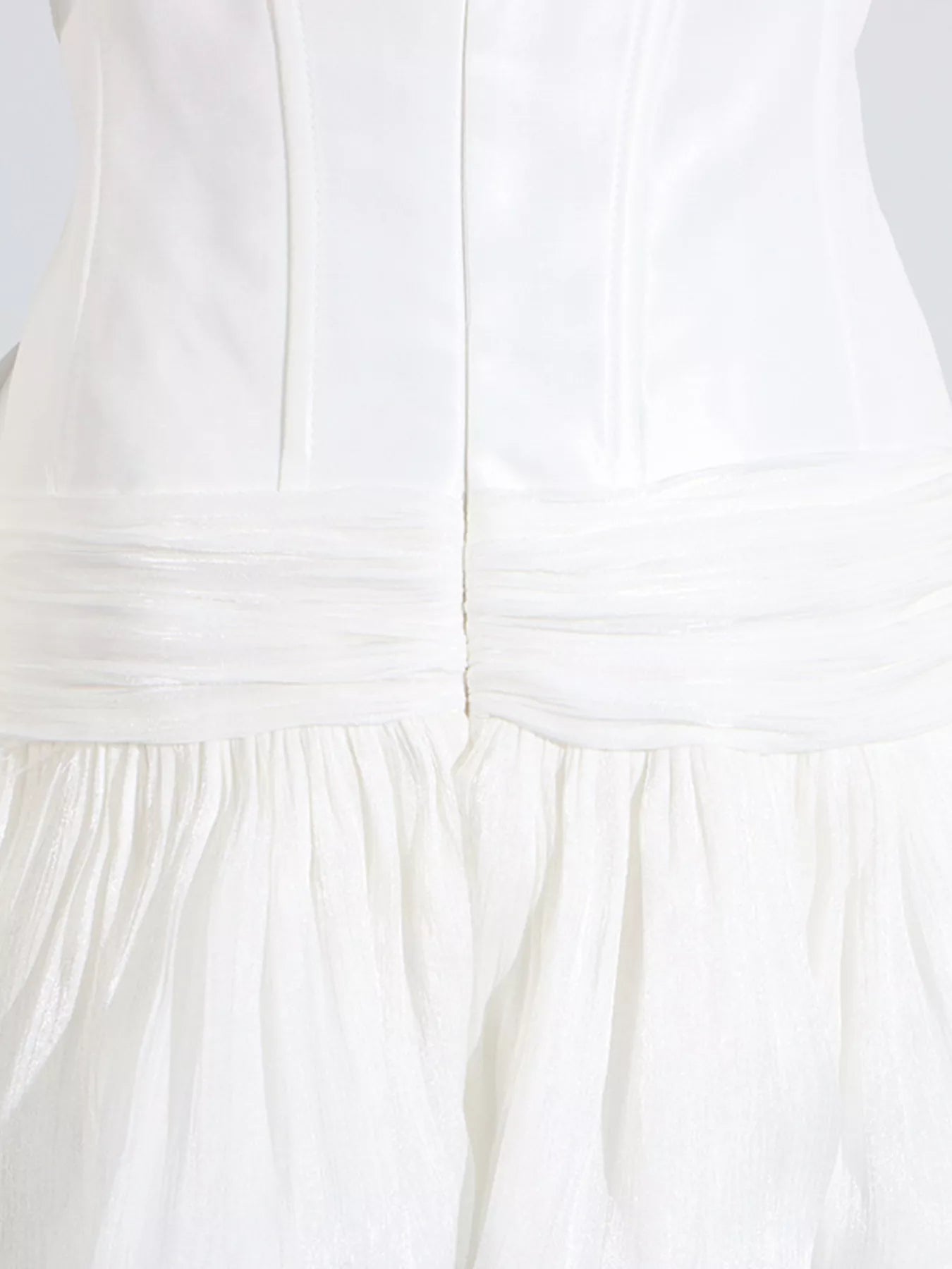 Ruffle Balloon Sleeve Mini Dress