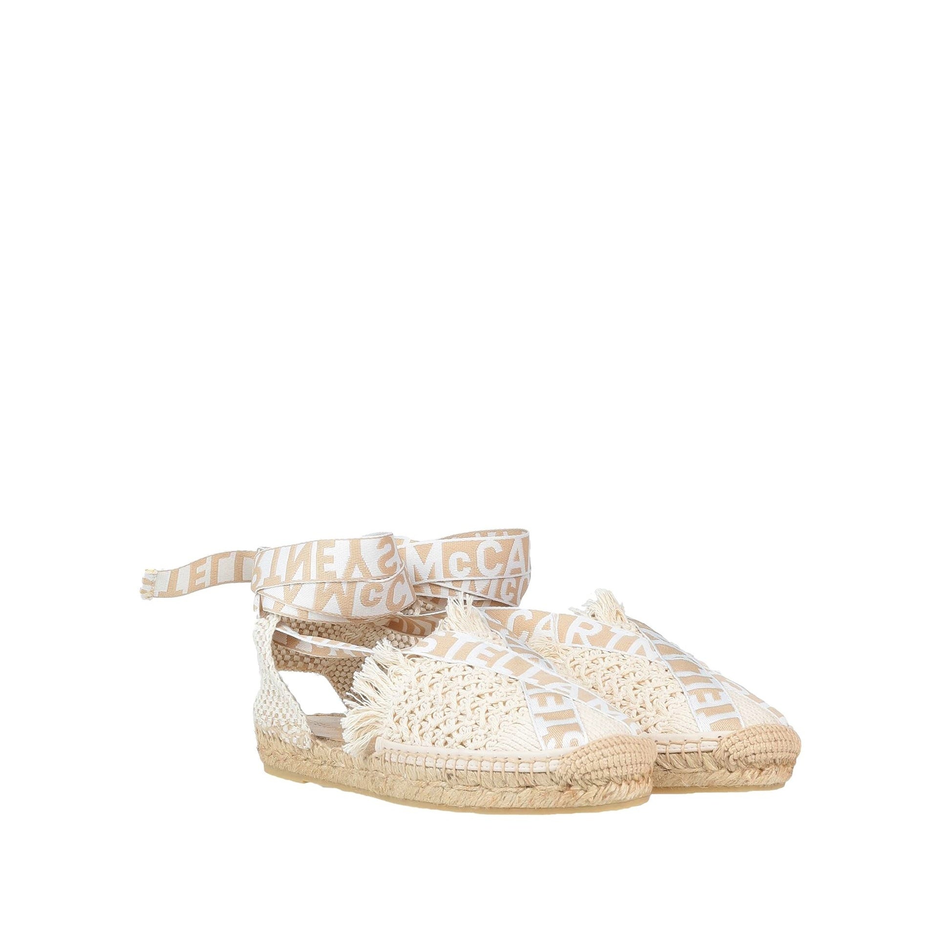 Stella Mccartney Logo Canvas Espadrilles Women
