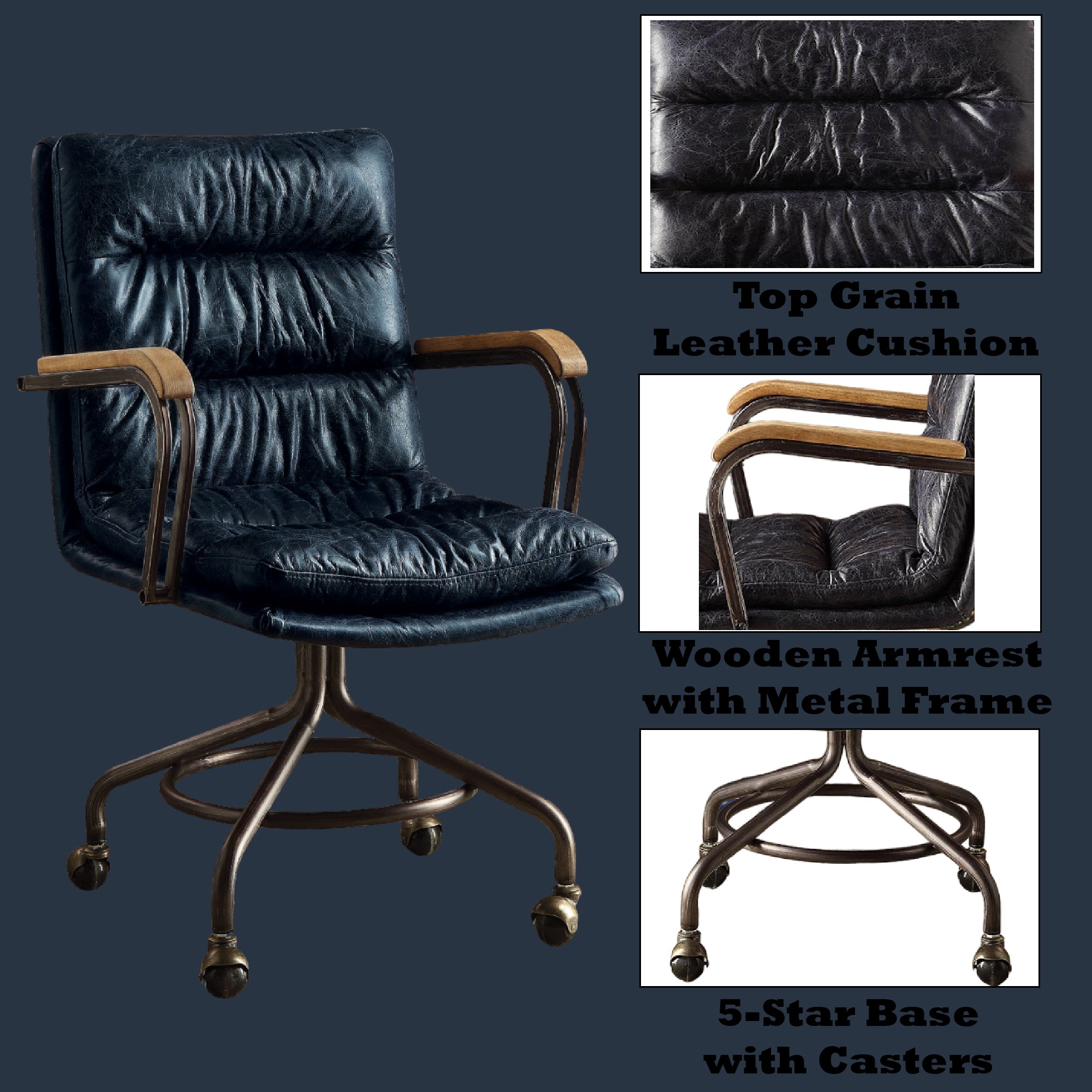 Harith II Vintage Office Chair