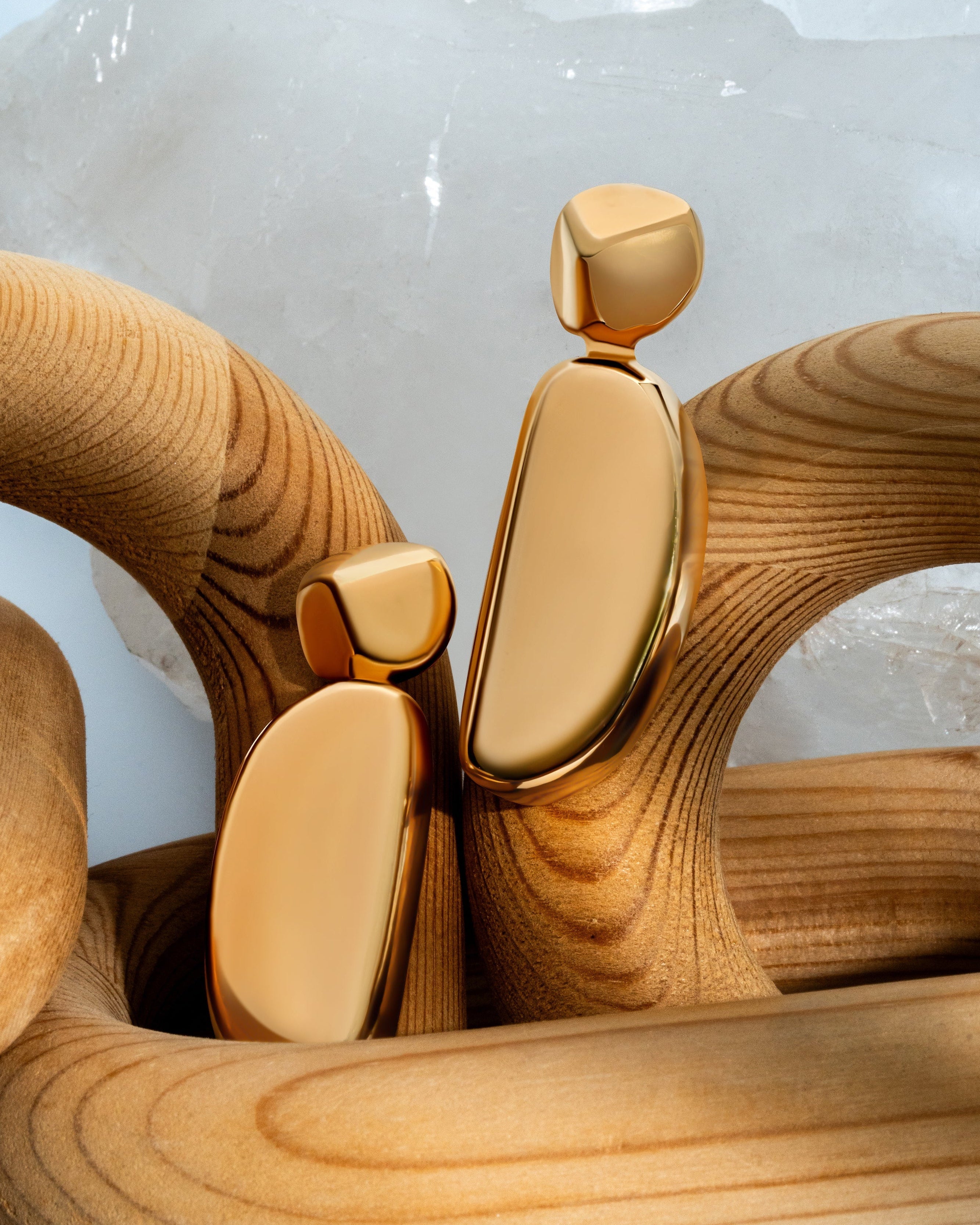 Chloe Bold Sculptural Drop Earrings
