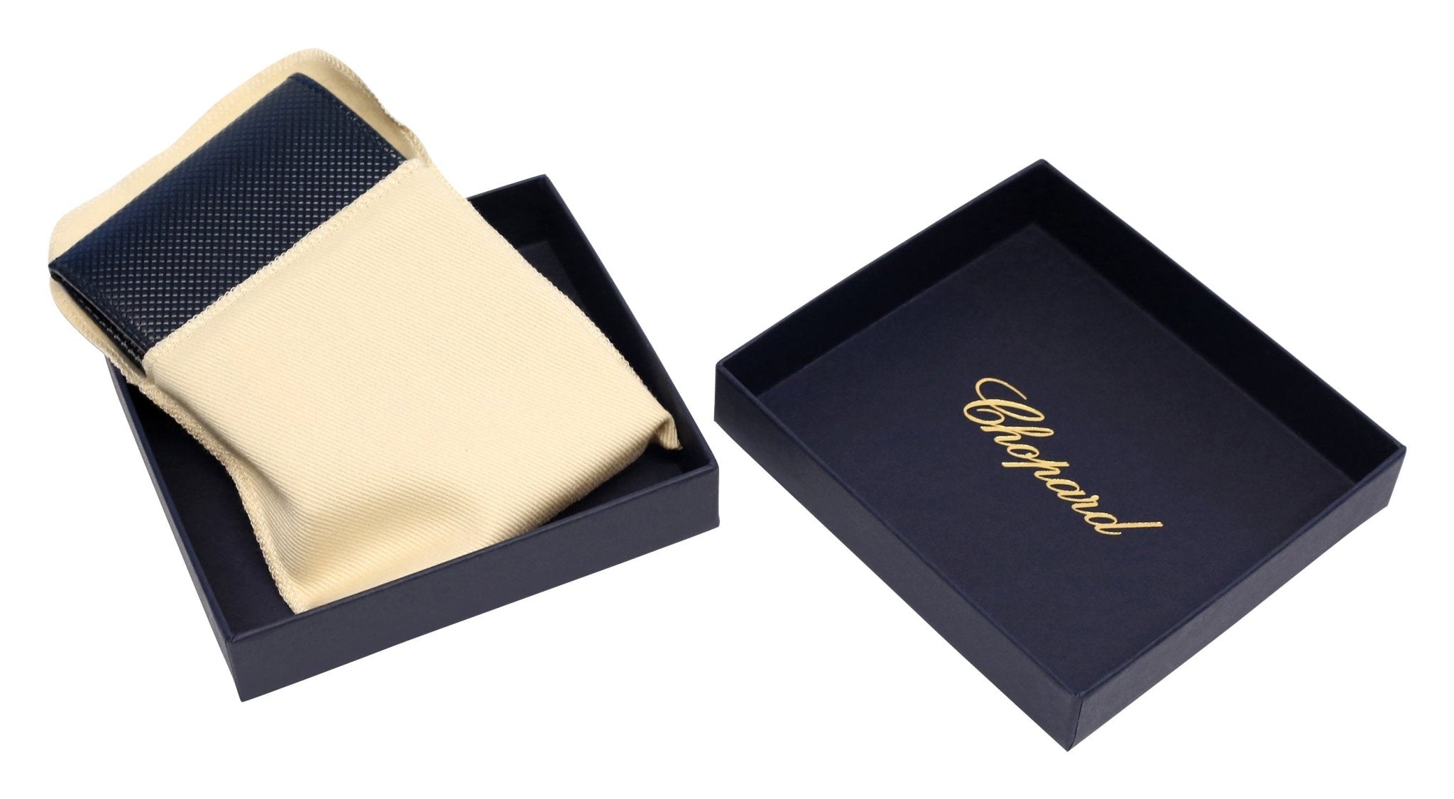 Chopard Classic Racing Dark Blue Leather Unisex Mini Wallet 95012-0319