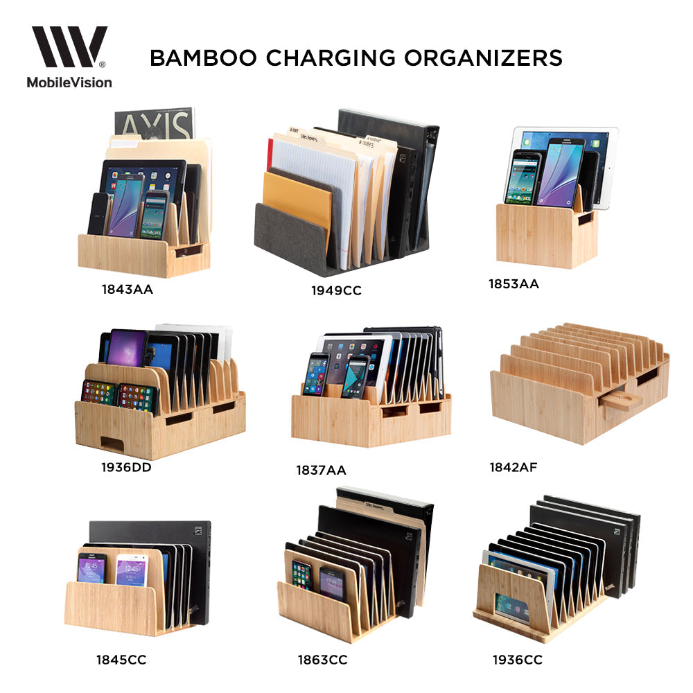 Executive Dark Gray 7 Slot Organizer