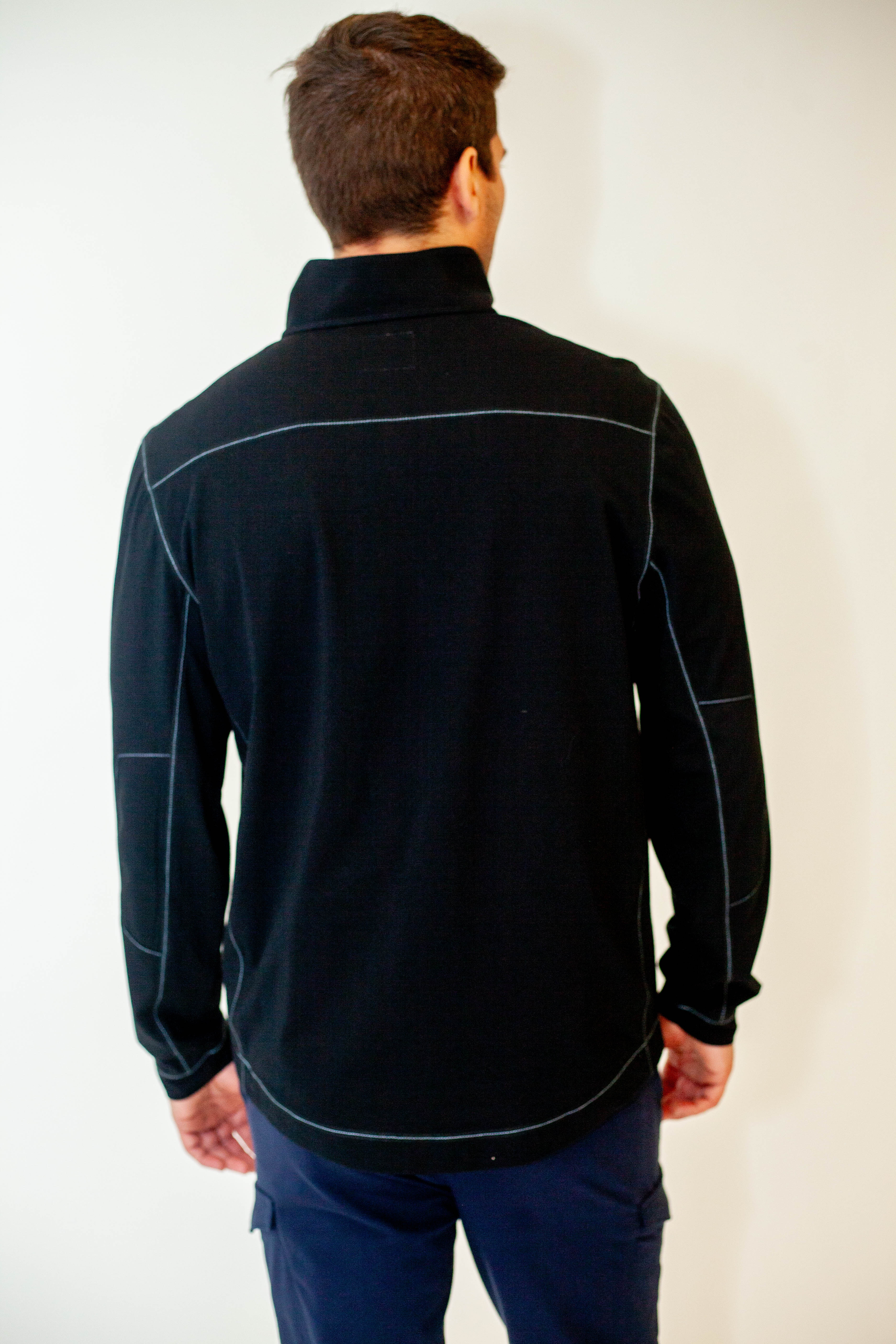 Buki Cinqo Travel Half Zip 2-Pack - Black/White  - Men