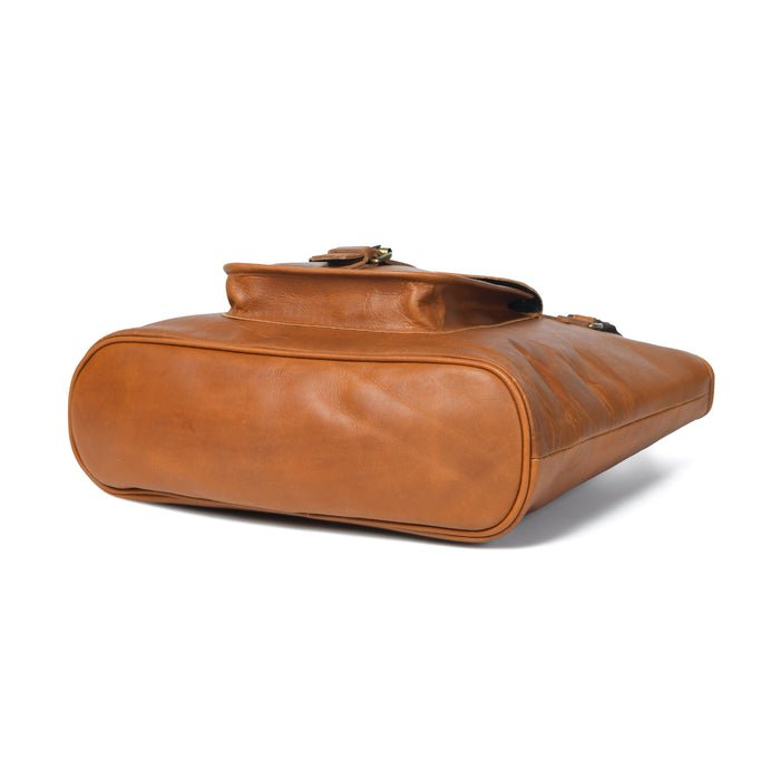 Classic Chic Genuine Leather Tote - Overture Gifts