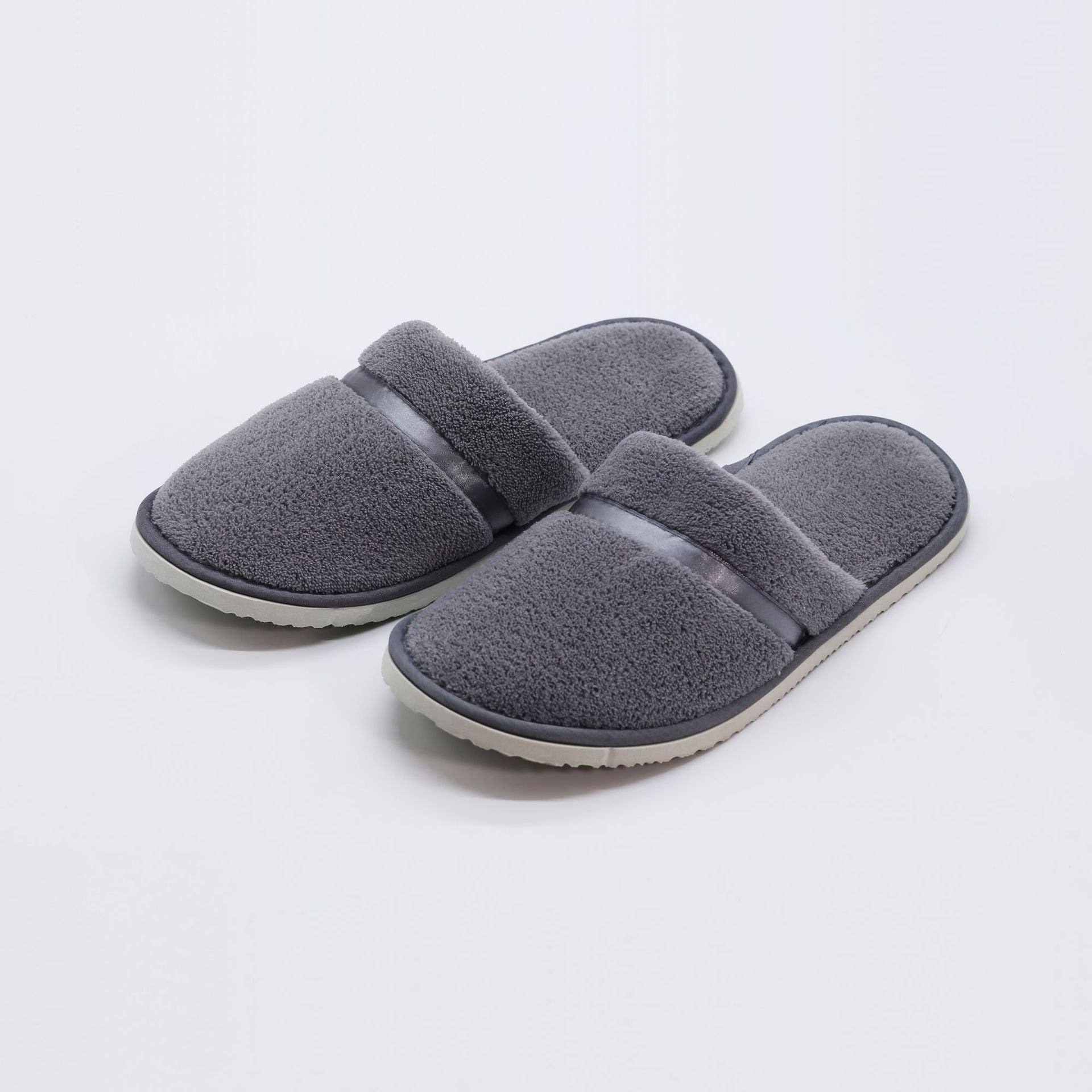 Classic Comfy Plush Slippers Star Thickening Antiskid Hotel Guest Room Home Slip On House Slippers For Women Indoor Outdoor Women's Bedroom Slippers Warm Soft Unisex Slippers - Overture Gifts