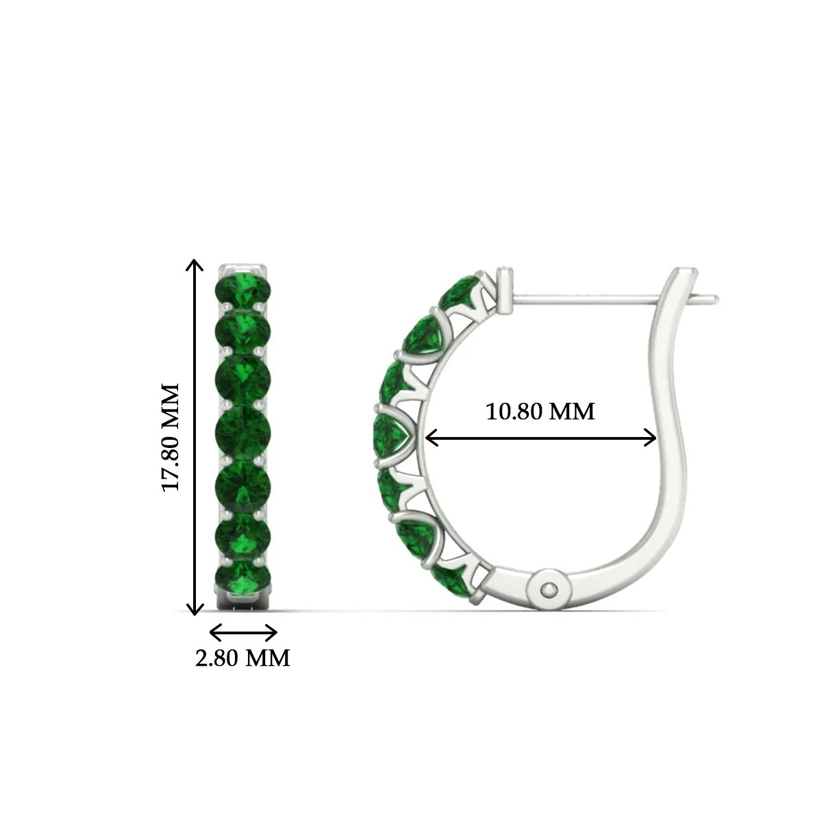 Modern Huggie Hoop Earrings