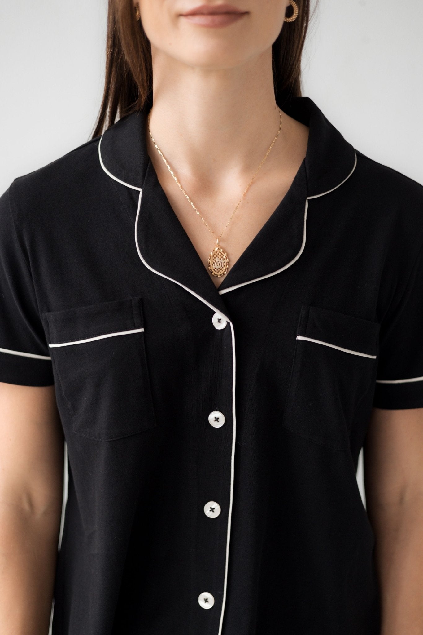 Classic Luxury Capri Pajamas in Brushed Pima Cotton - Overture Gifts