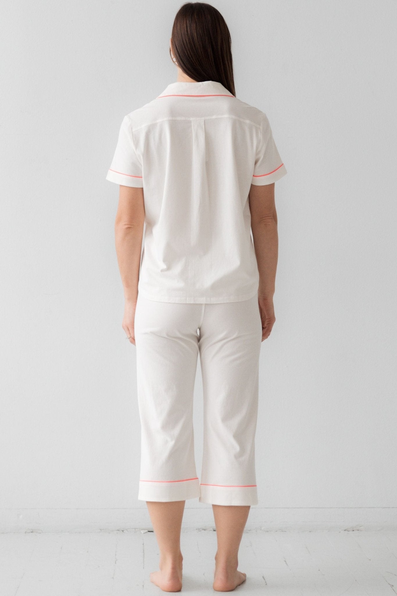 Classic Luxury Capri Pajamas in Brushed Pima Cotton - Overture Gifts