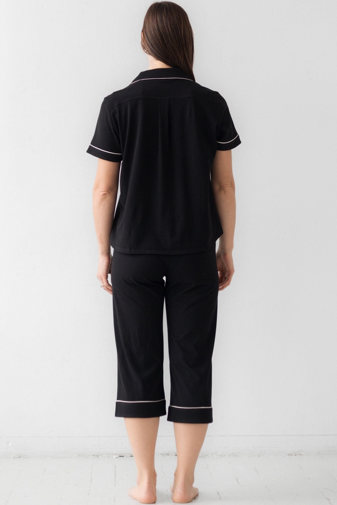 Classic Luxury Capri Pajamas in Brushed Pima Cotton - Overture Gifts