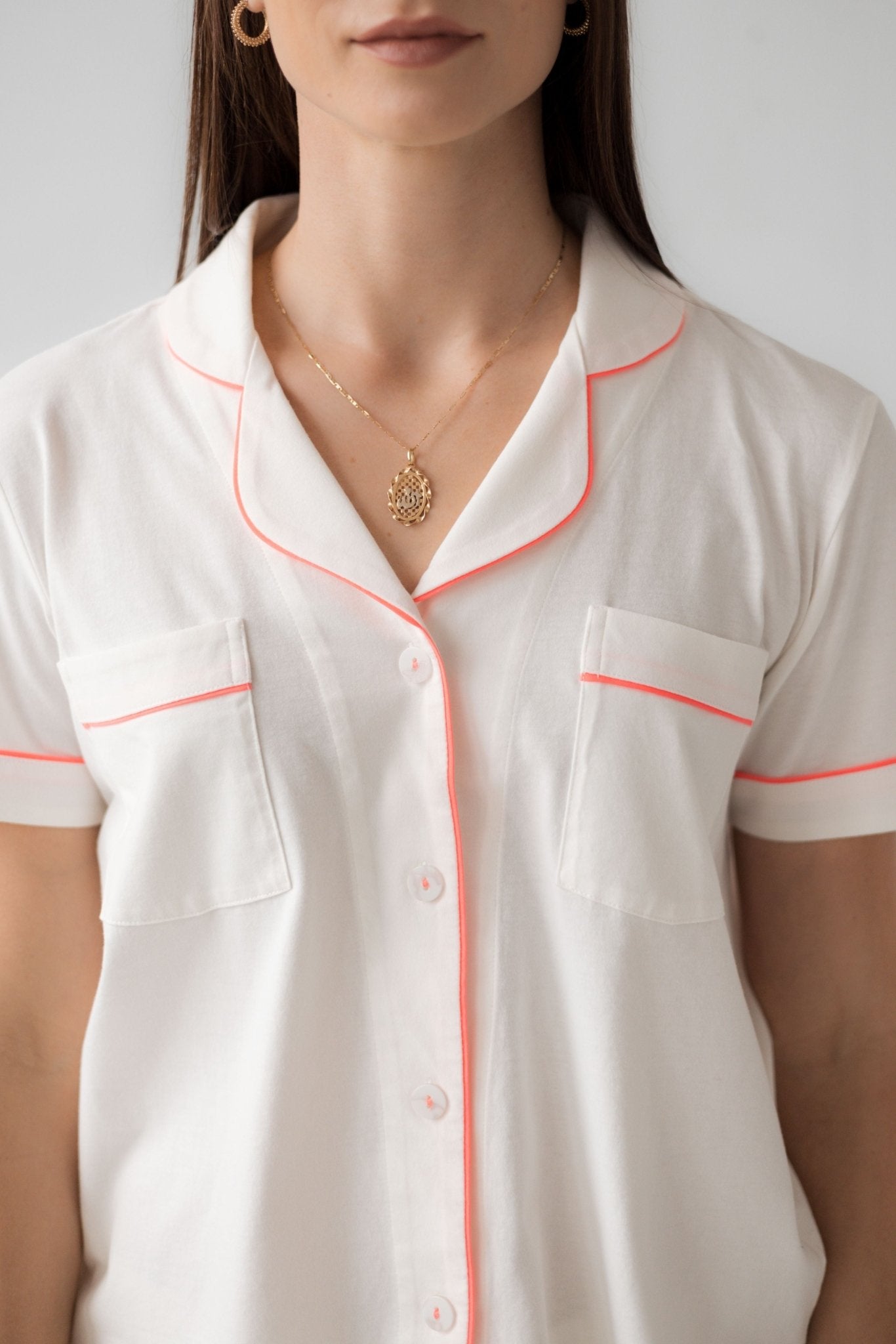 Classic Luxury Capri Pajamas in Brushed Pima Cotton - Overture Gifts
