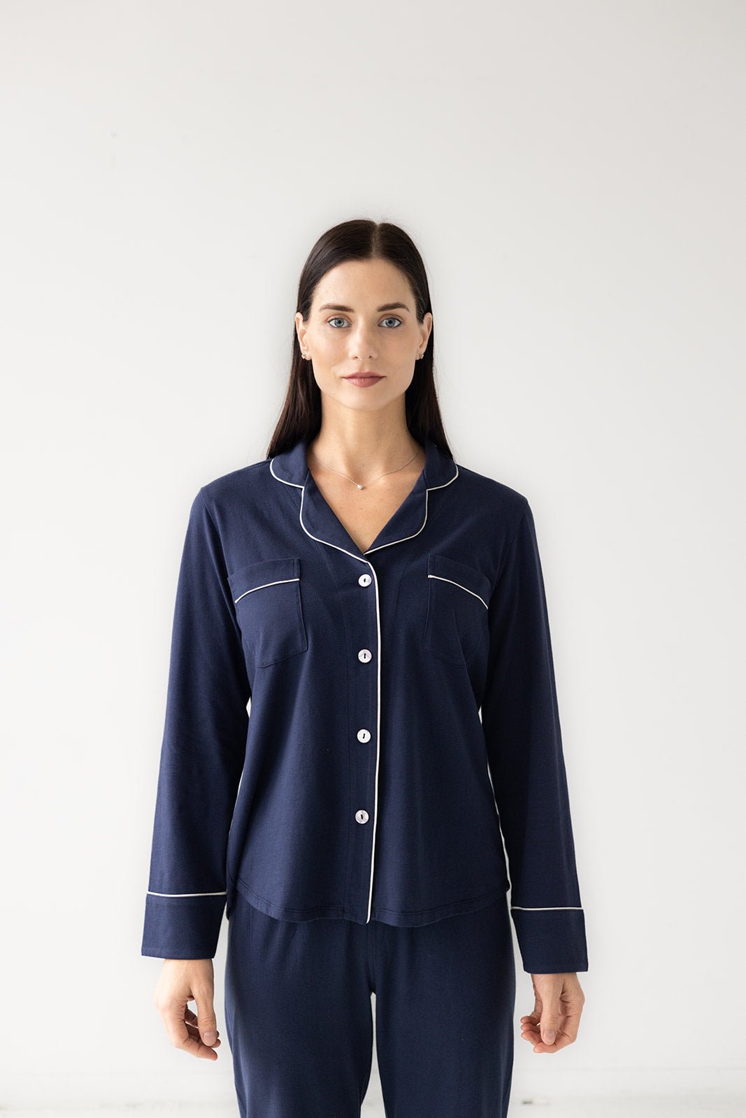 Classic Luxury Pajamas in Brushed Pima Cotton - Overture Gifts