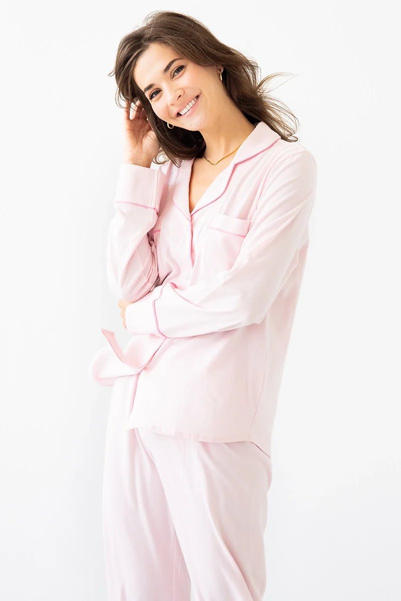 Classic Luxury Pajamas in Brushed Pima Cotton - Overture Gifts
