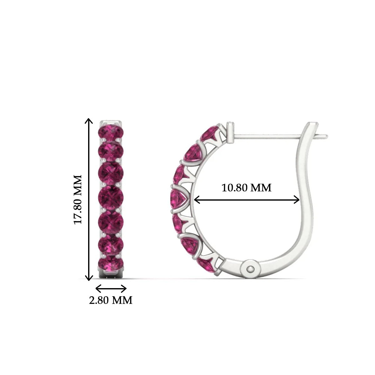 Modern Huggie Hoop Earrings