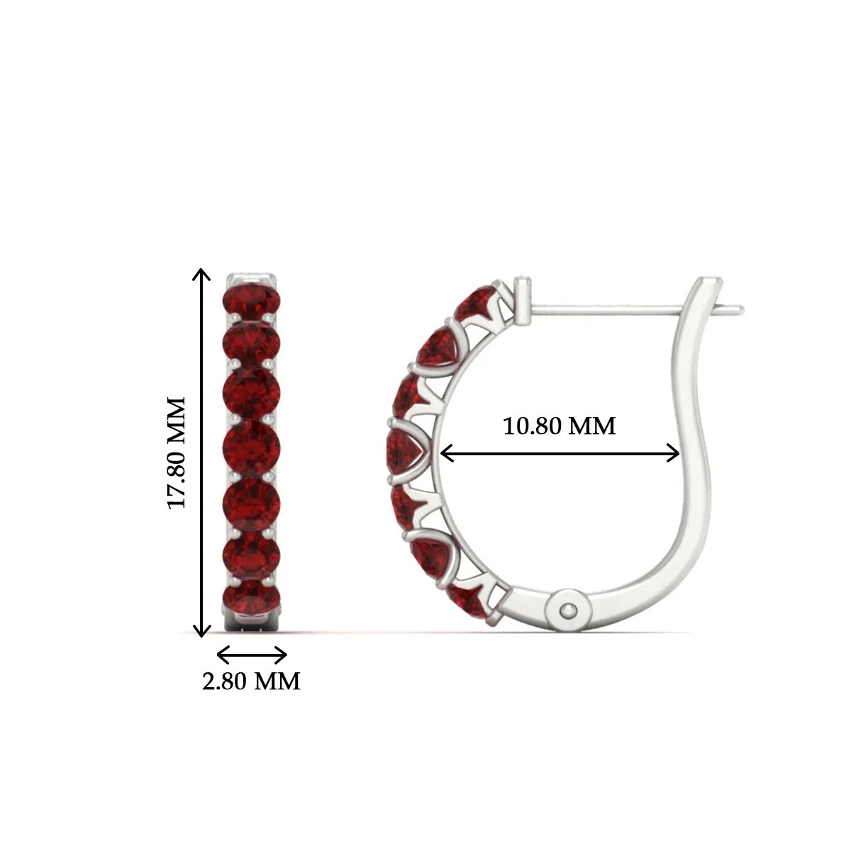 Modern Huggie Hoop Earrings
