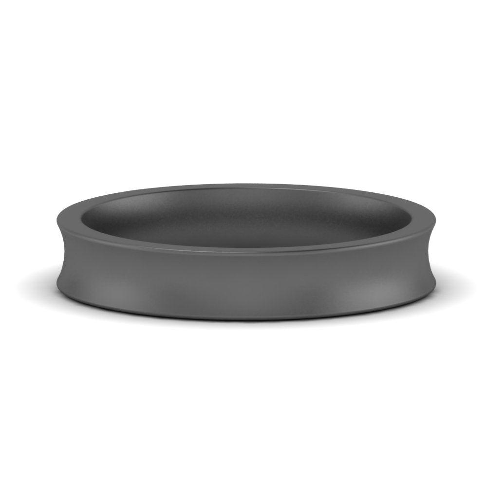 Comfort Fit Concave Mens Band