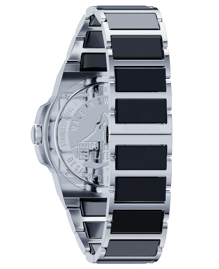 Commander Elite Tier 3 Edition(Silver/Black Ceramic) Watch - Overture Gifts