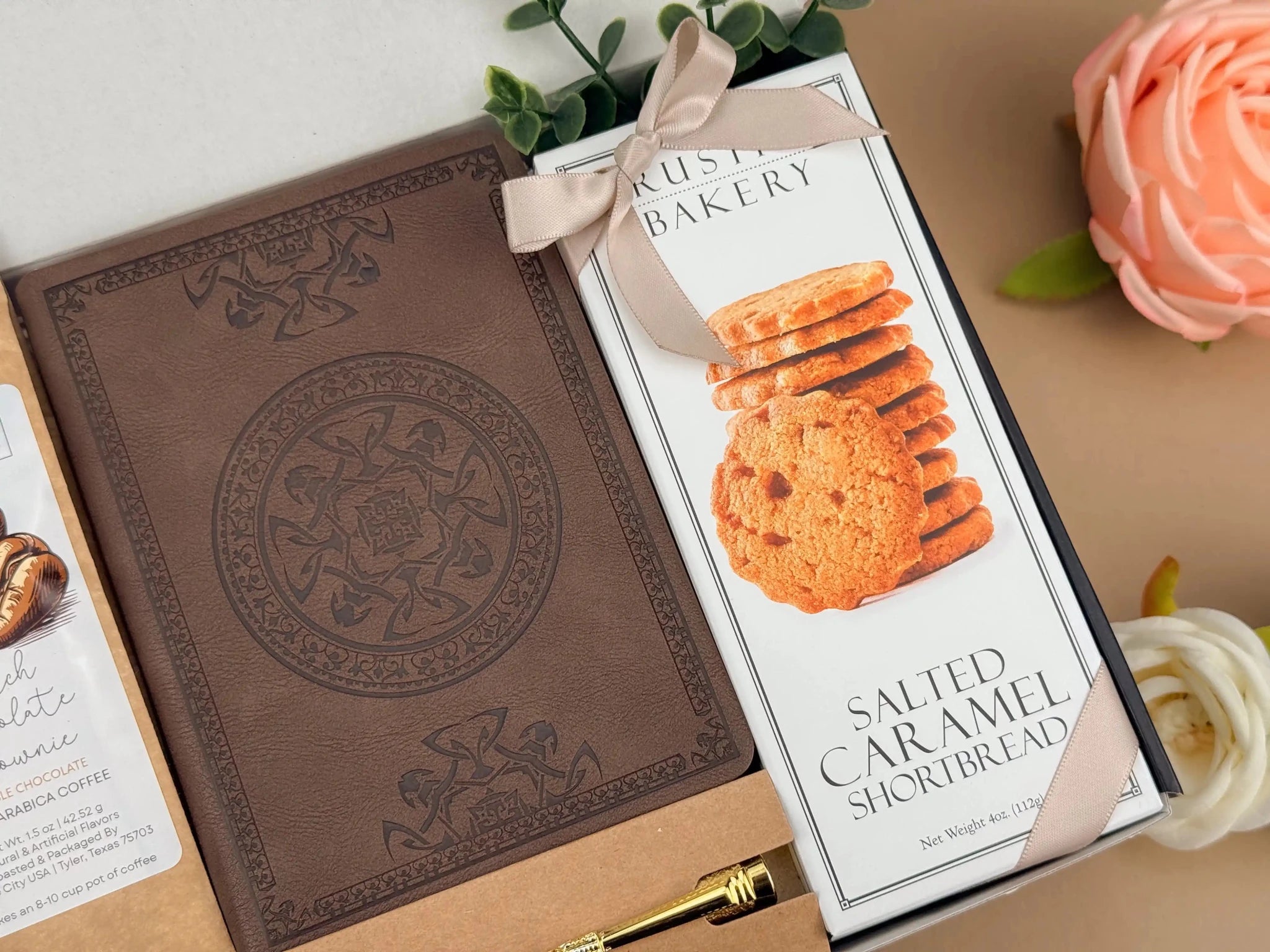 Corporate Gift Box for Employees & Coworkers with Journal, Pen & Gourmet Treats - Overture Gifts