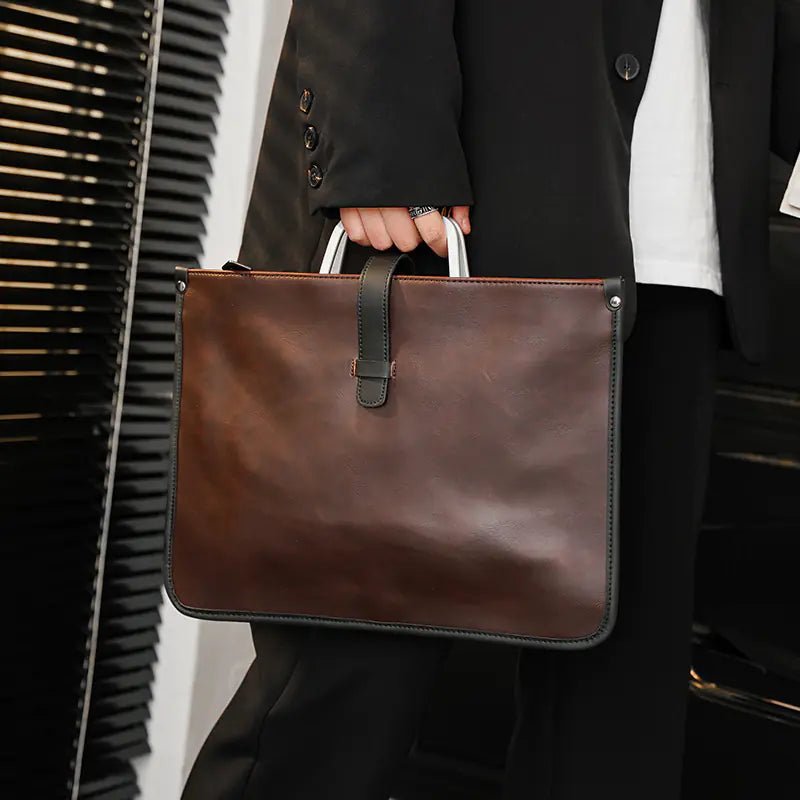 Crazy Horse Leather Briefcase - Overture Gifts