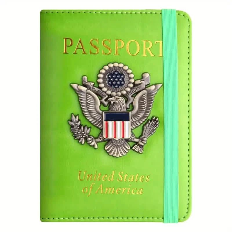 Creative Passport Holder Cover With 3D Metal Badge - Overture Gifts