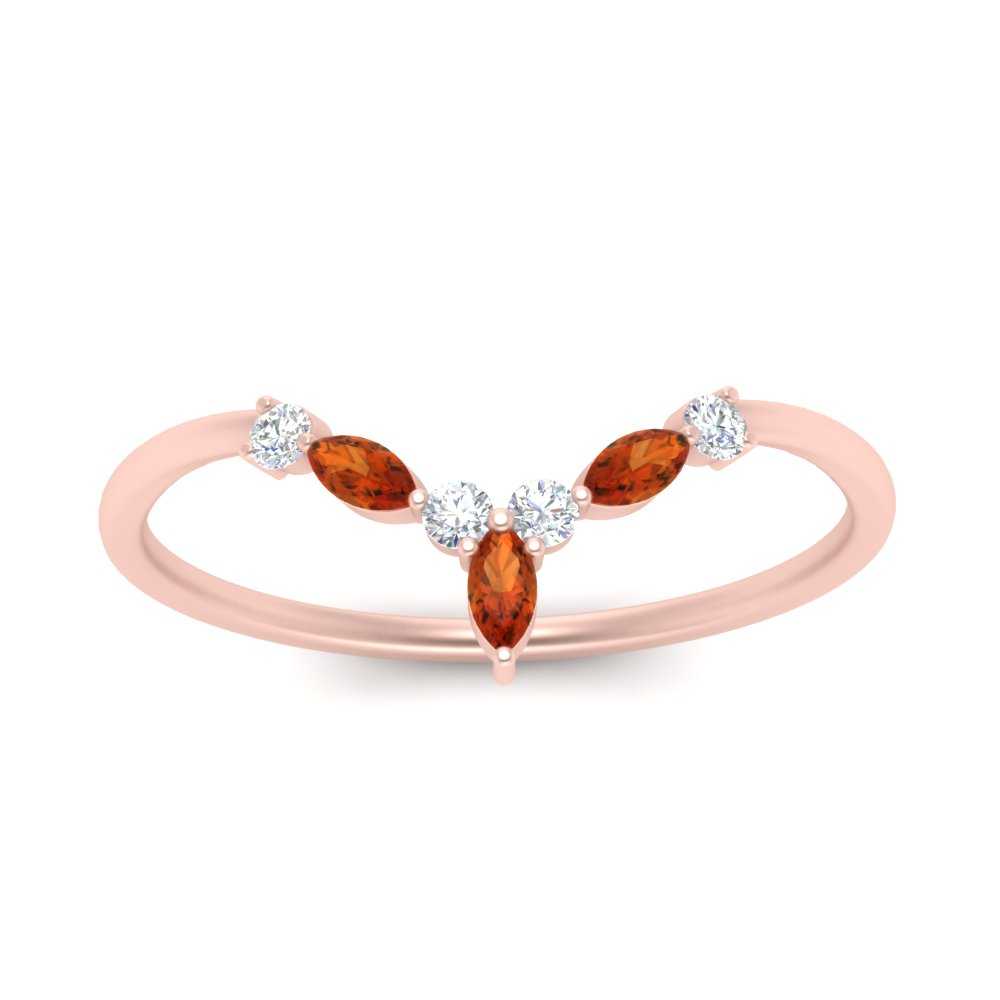 Crown Marquise And Round Band