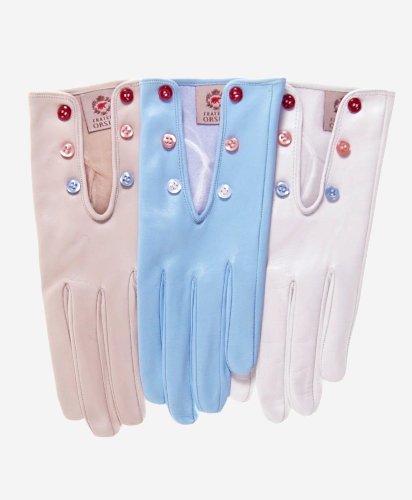 CS4312 (harbor) - Women's Italian Silk Lined Gloves with Buttons