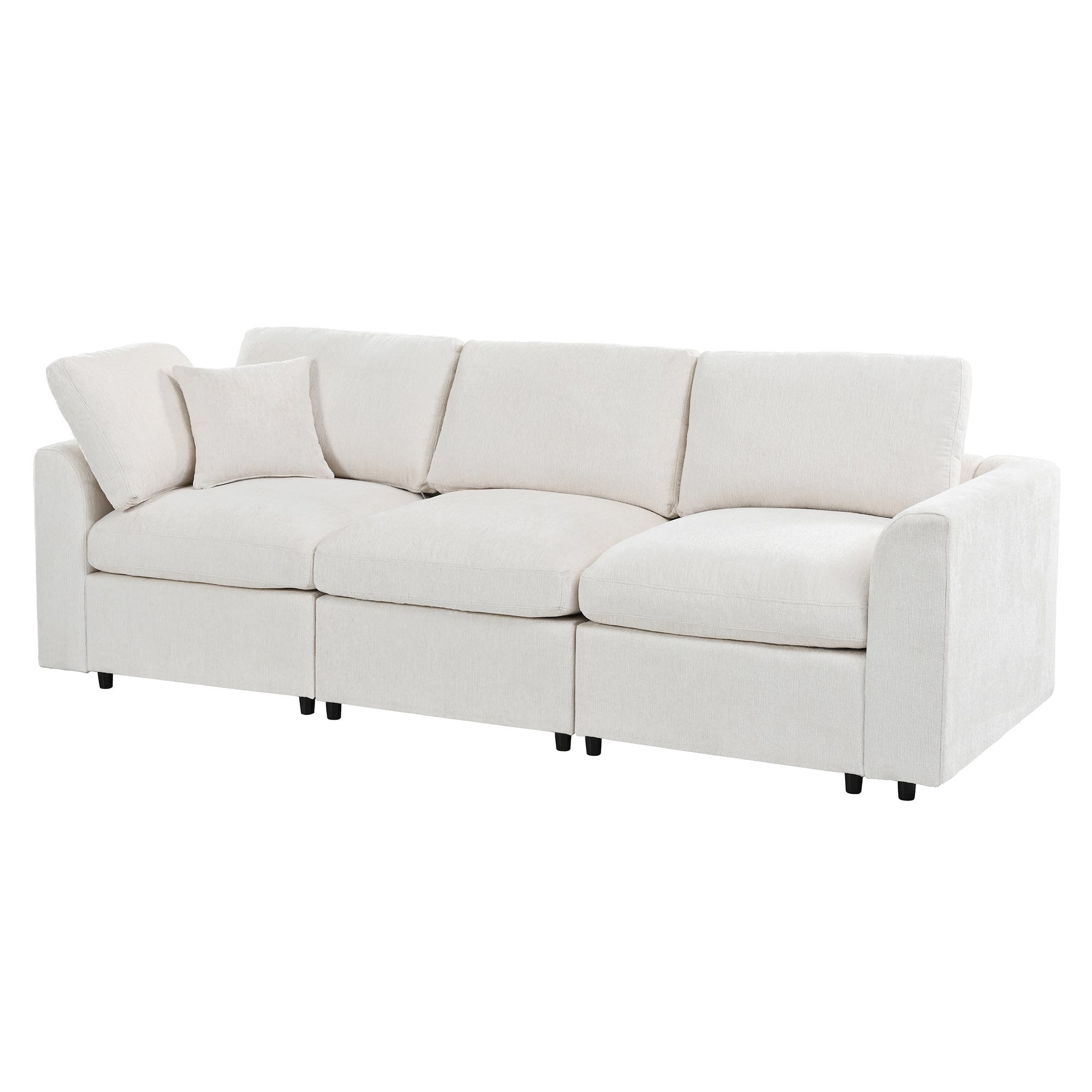 U-Style 4-Piece Modular Sofa Set