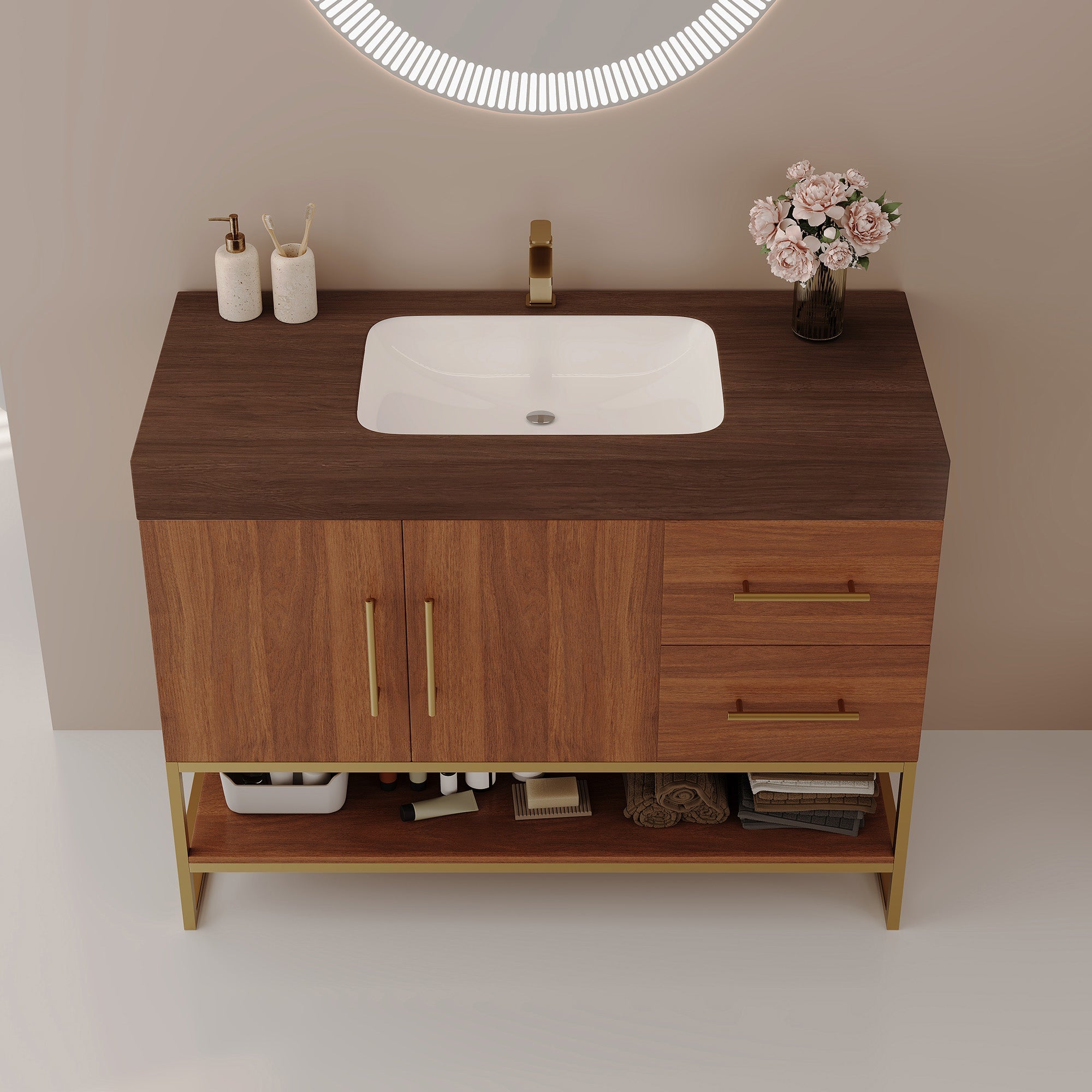 36" Modern Free-Standing Bathroom Vanity