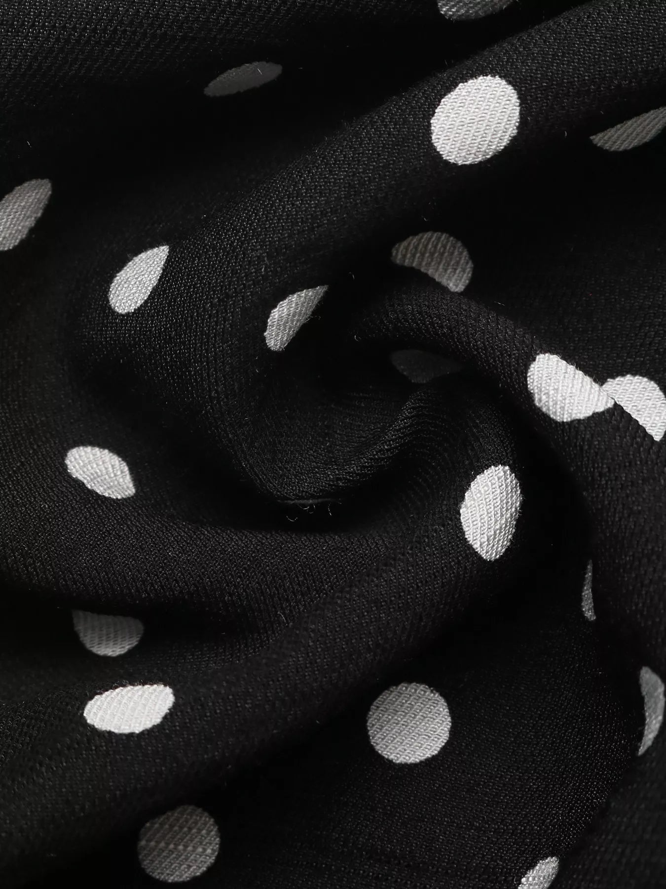 Polka Dot Ruffle Hem Spaghetti Strap Dress