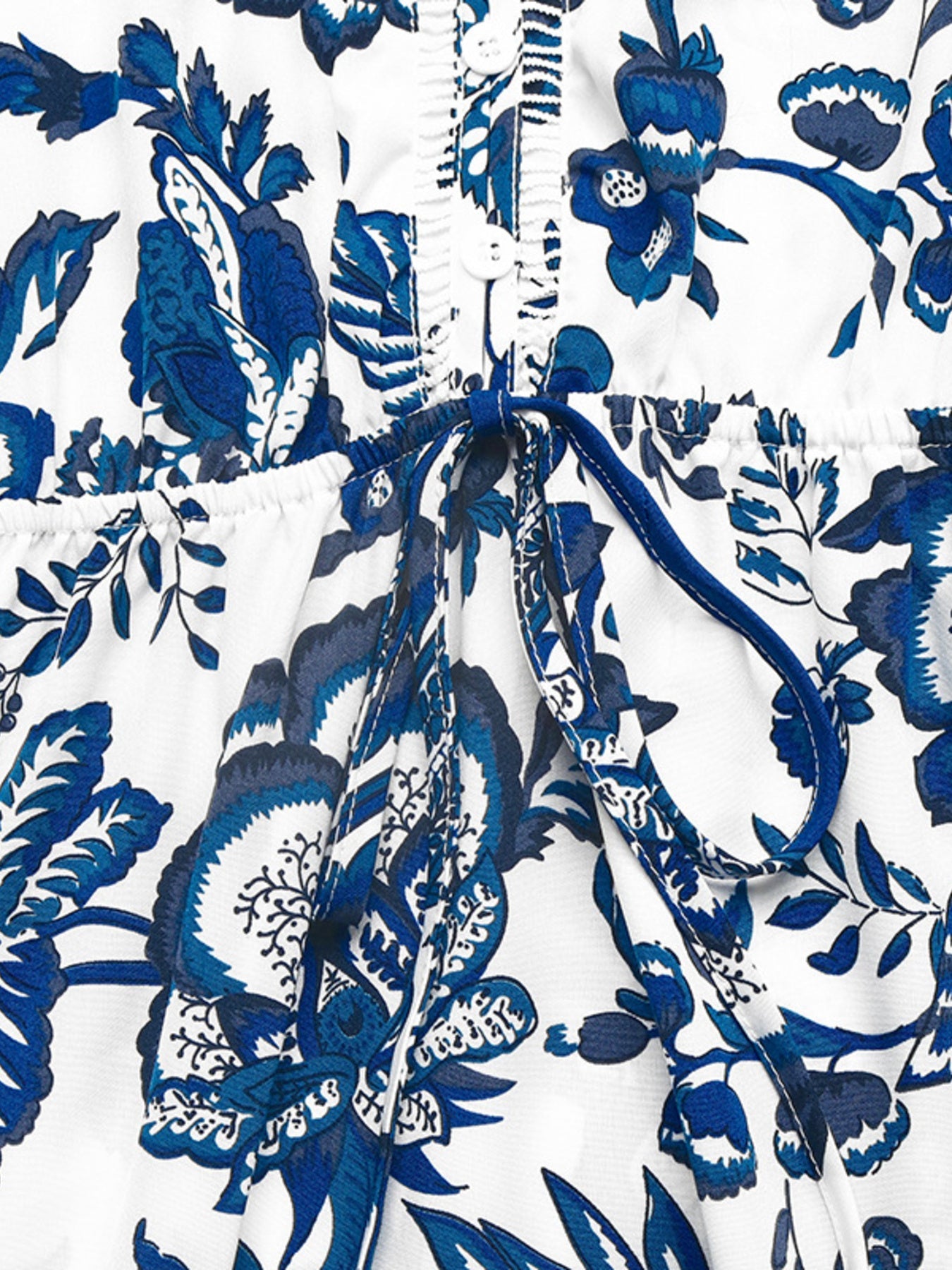 Floral Print Sleeveless V-neck Midi Dress
