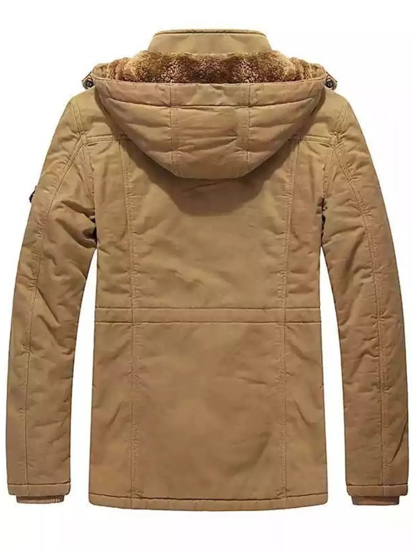 Men's Full Size Warm Hooded Parka Coat Plus Size