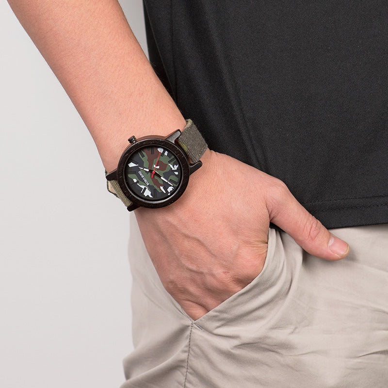 Wooden Watch R24 Quartz Decoration