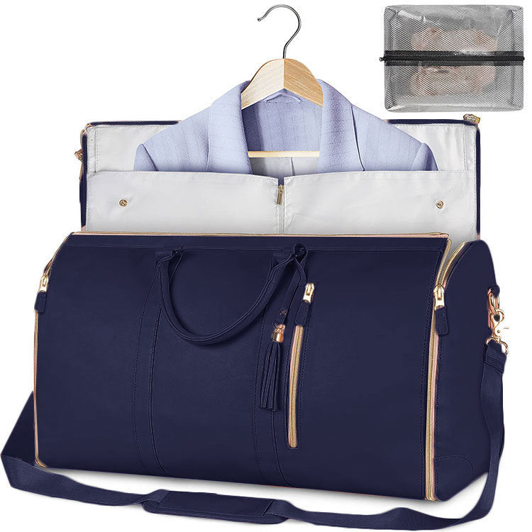 Women's Large Capacity Travel Duffle and Garment Bag Handbag