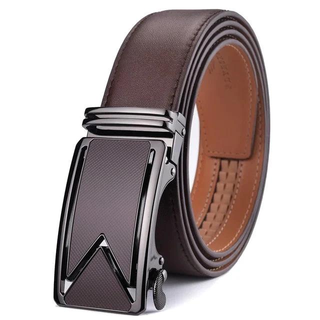 Genuine Leather Men's Comfort Click Belt