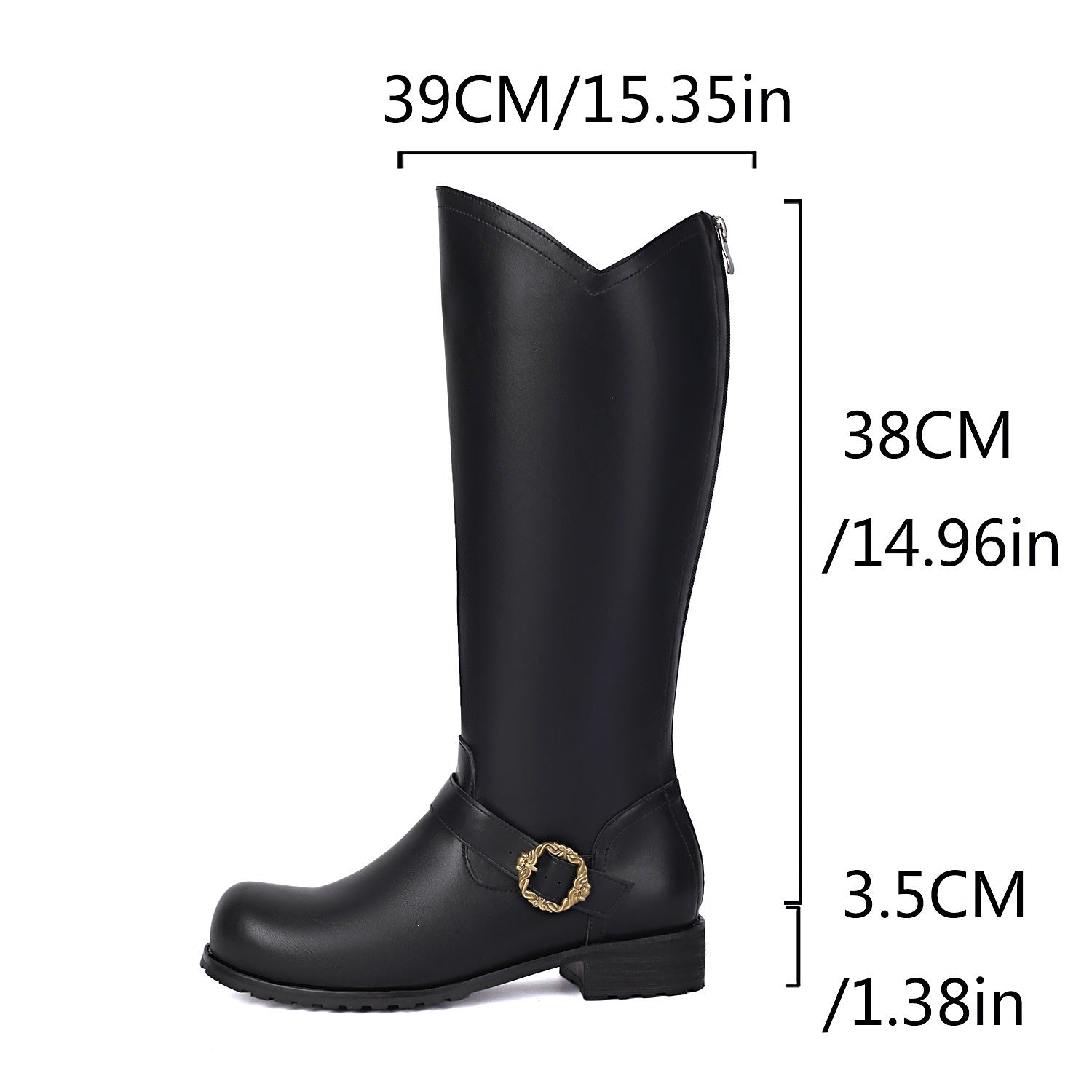 Retro Stage-performance Mens Leather Boots