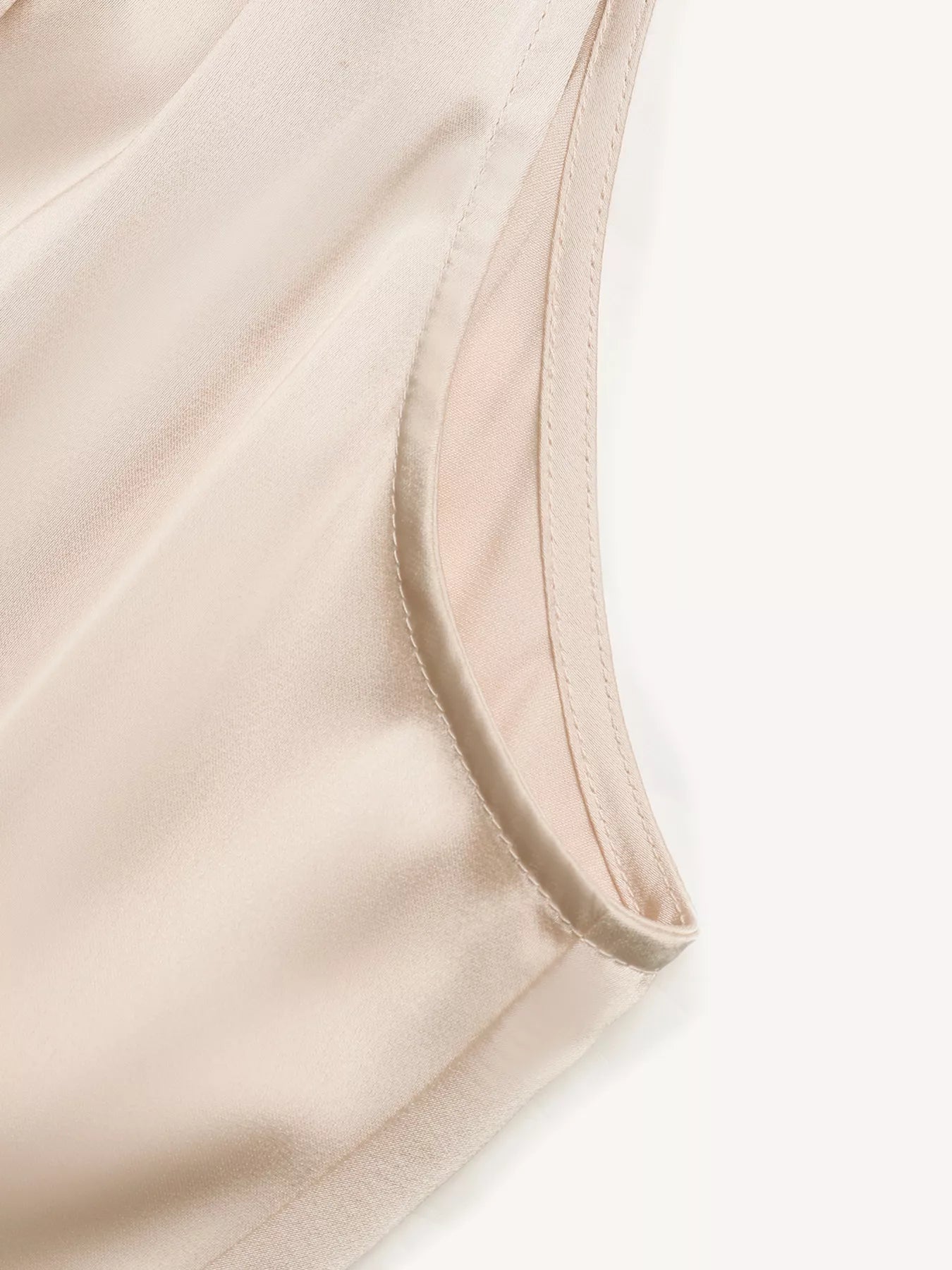 Pearl Halter Satin Midi Dress