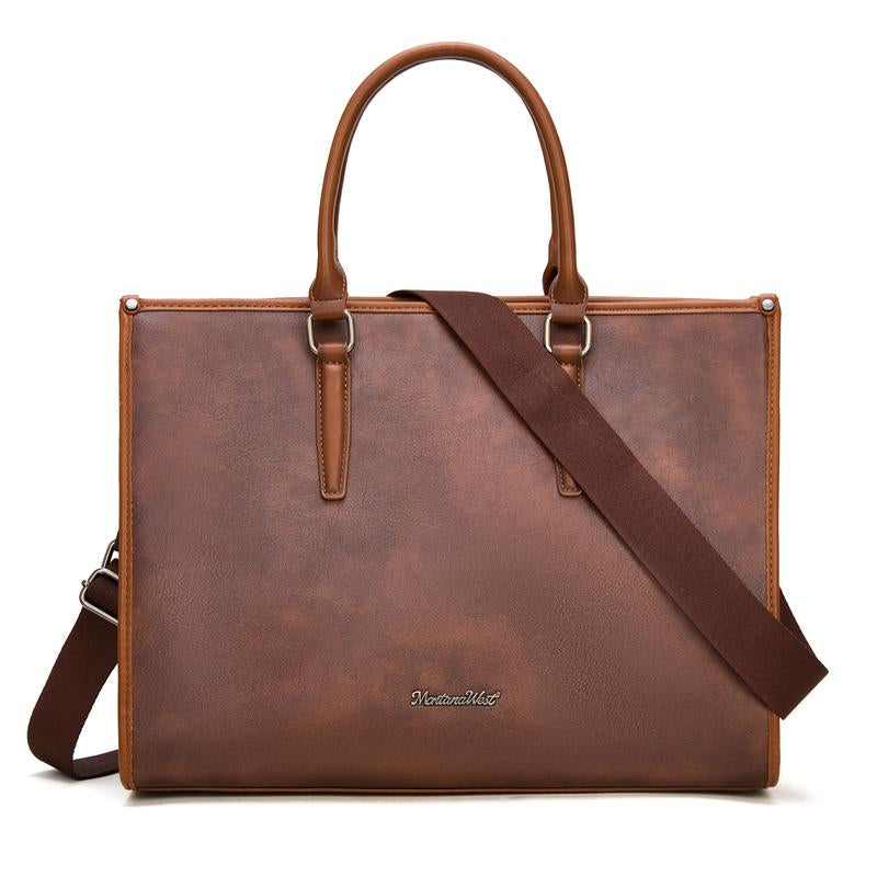 Montana West Laptop Tote Bag for Women 15.6 Inch Waterproof Leather Computer Bags Business Office Work Briefcase