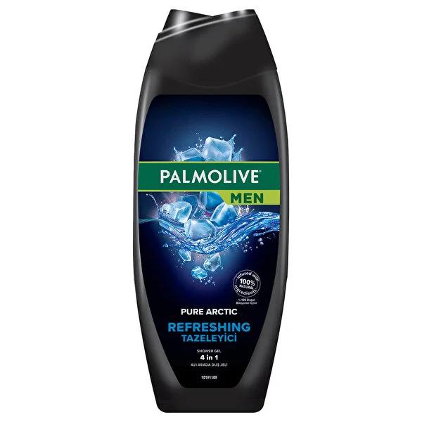 Palmolive Men Pure Arctic Body Wash 500ml - 4-in-1 Formula | Freshness