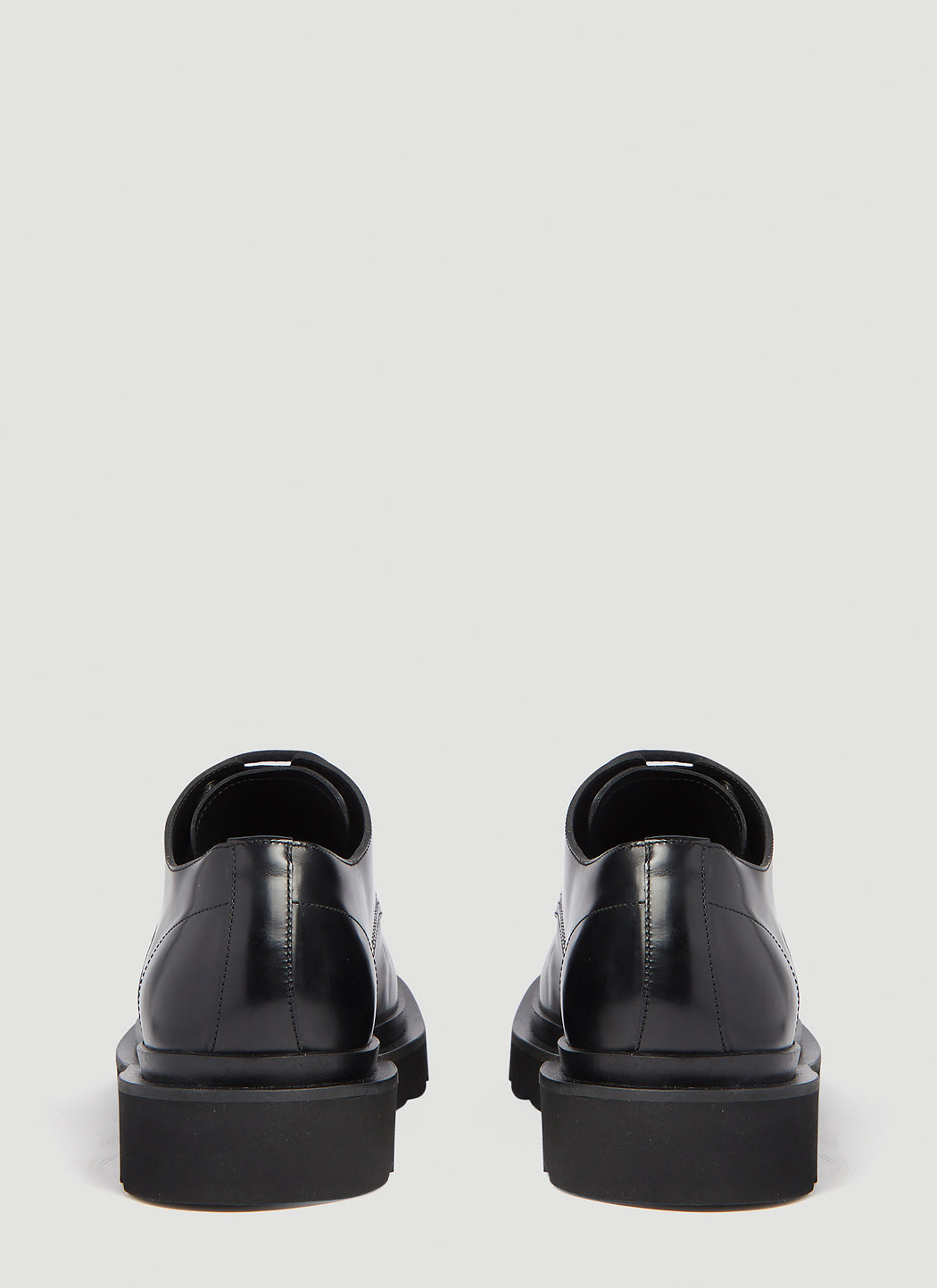 Dolce & Gabbana Men Brushed Leather Derby Shoes