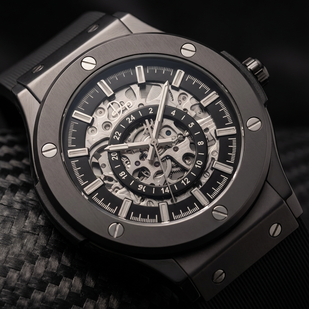 Dapper Watches Skeleton Watch Gunmetal 199 Limited