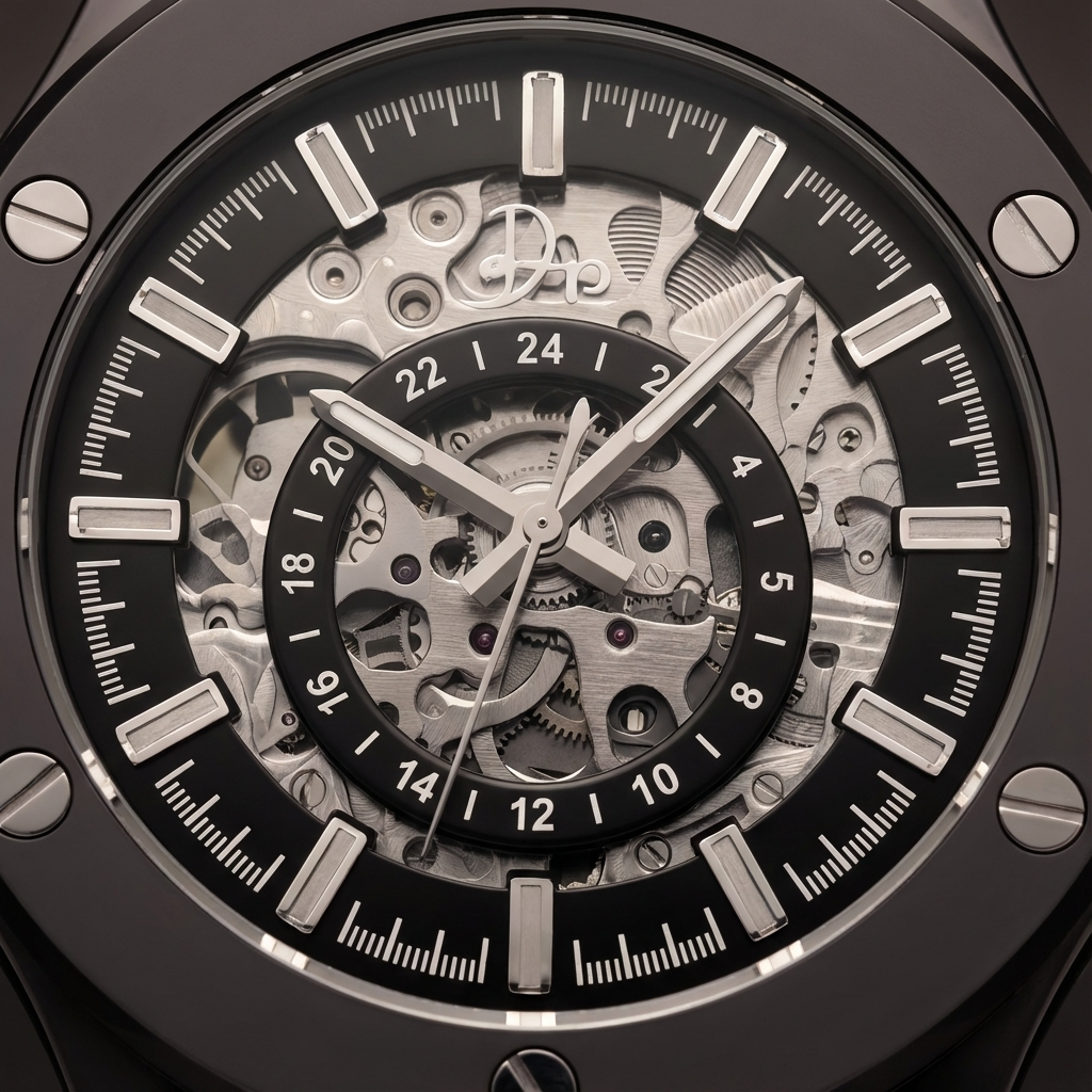 Dapper Watches Skeleton Watch Gunmetal 199 Limited