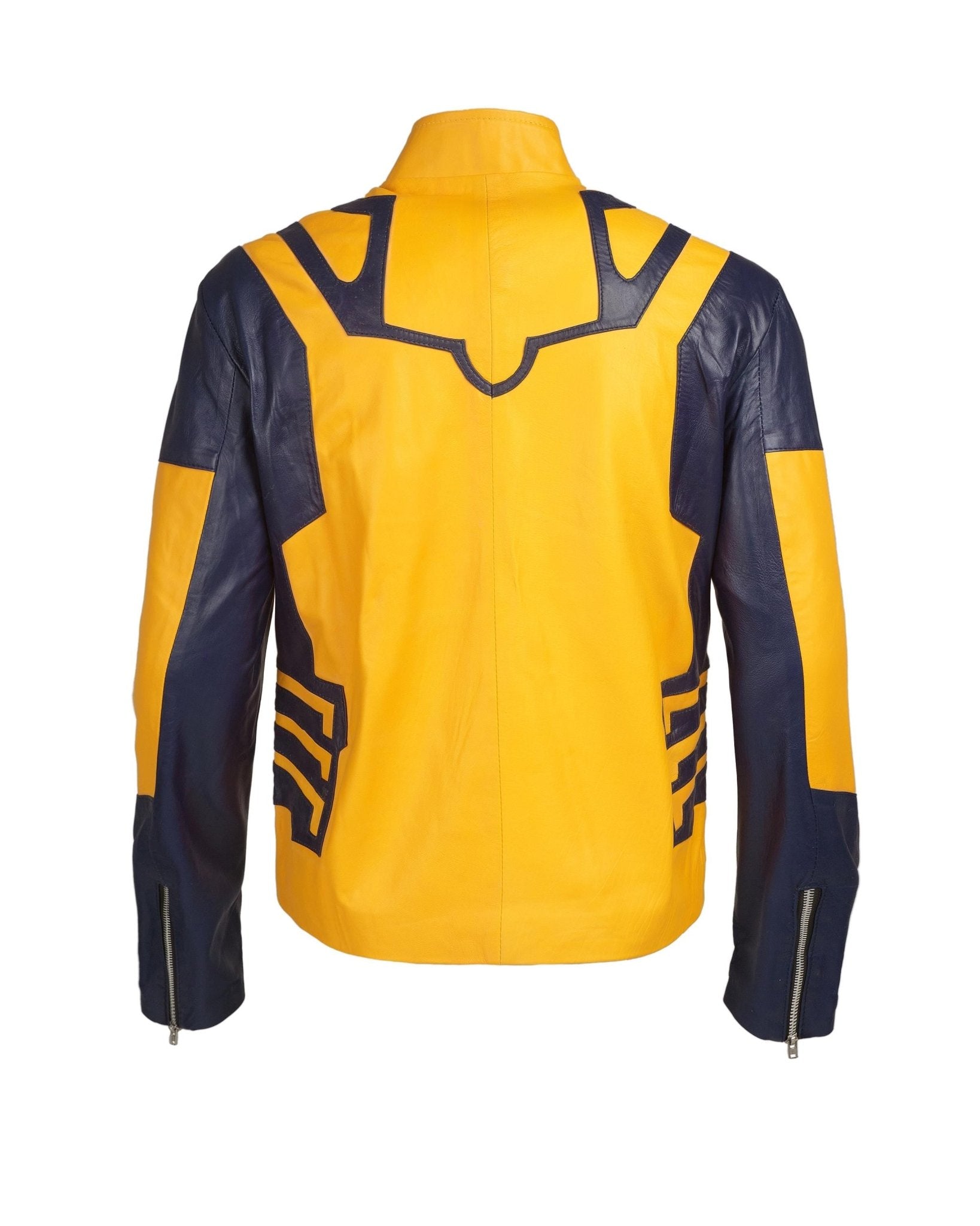 DP Jackman Logan Moto Biker Real Leather Jacket Handcrafted by Ox and Bulls - Overture Gifts